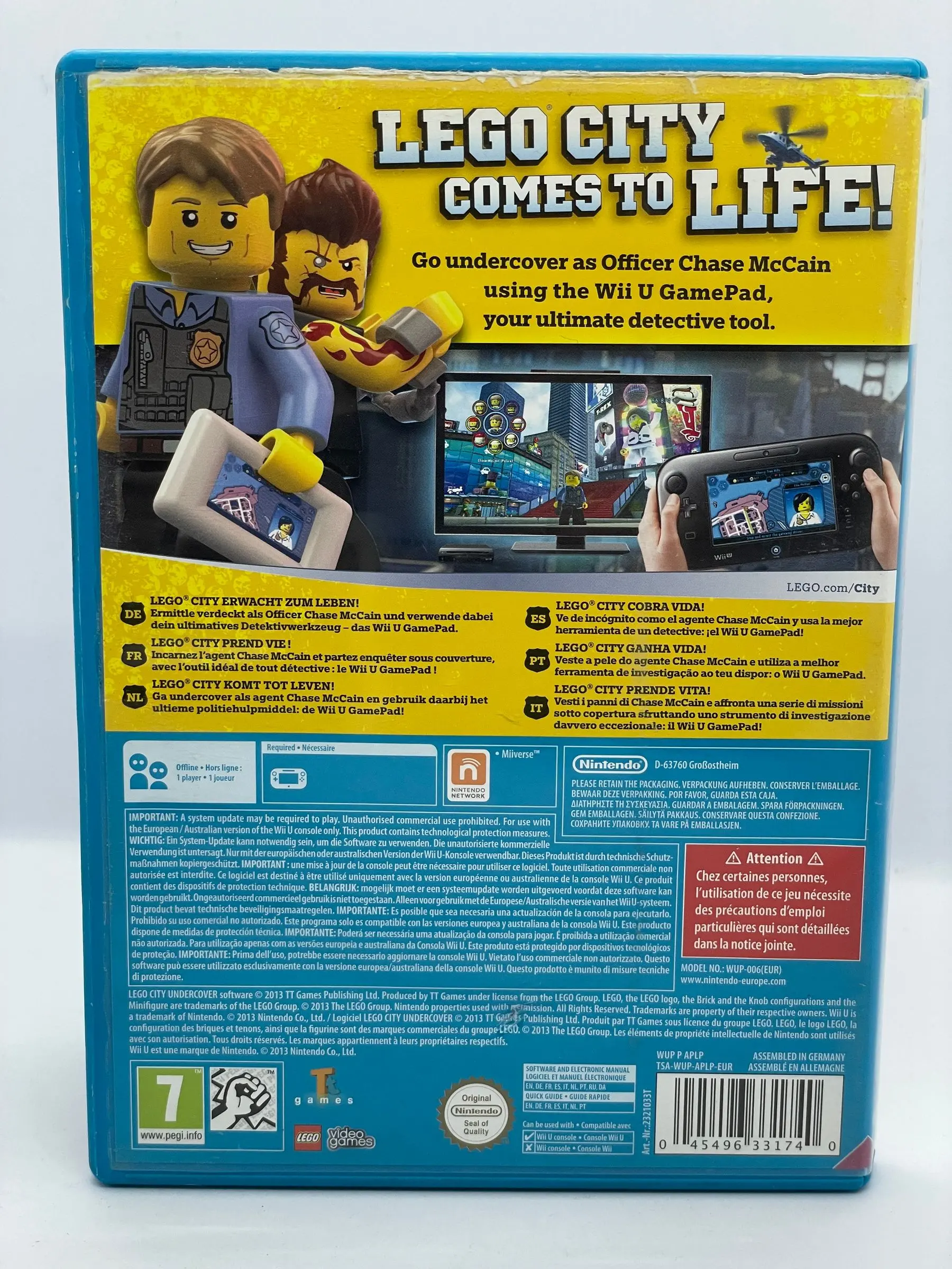 Lego City Undercover Wii U