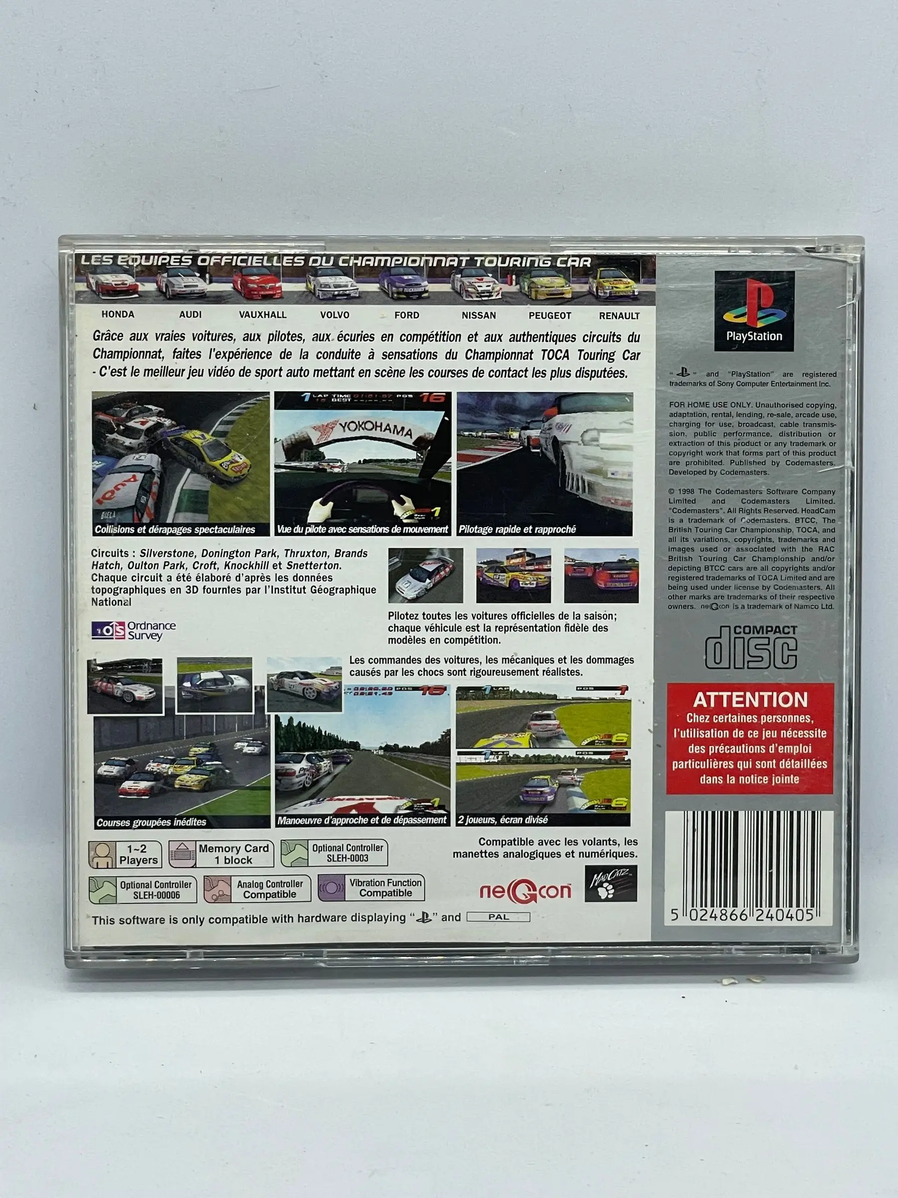 TOCA Touring Car Championship PS1 PSX
