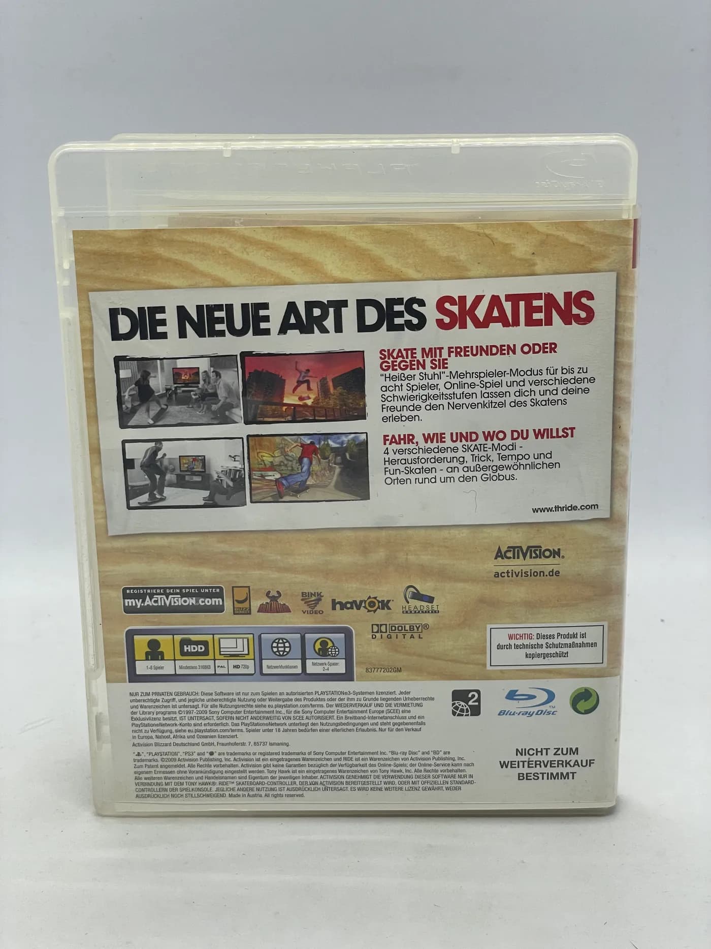 Tony Hawk Ride PS3