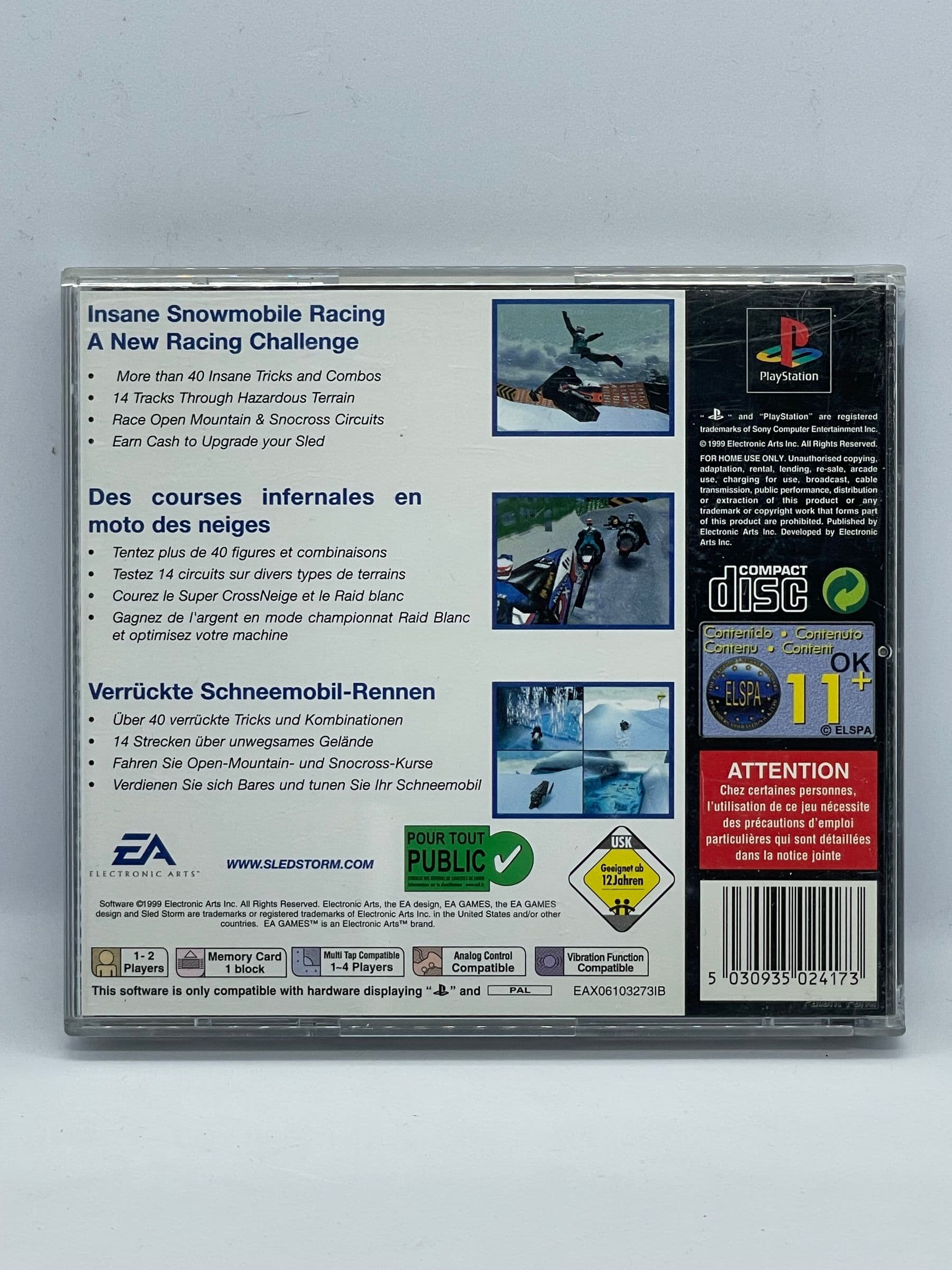 Sled Storm PS1 PSX