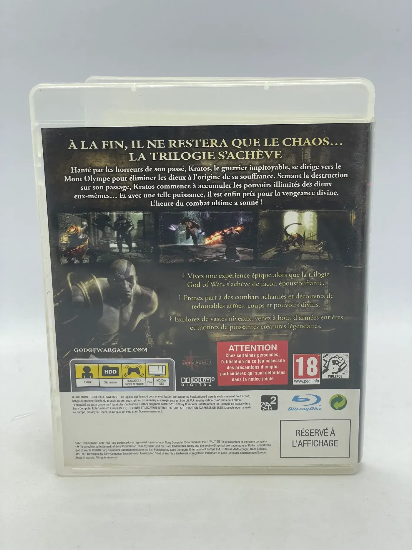 God of War 3 PS3 (promo)