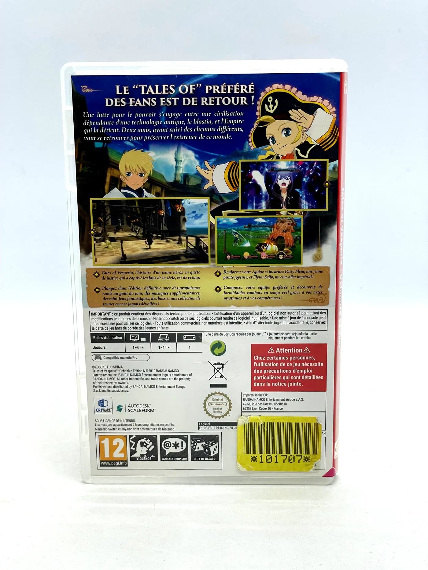 Tales of Vesperia Definitive Edition Nintendo Switch