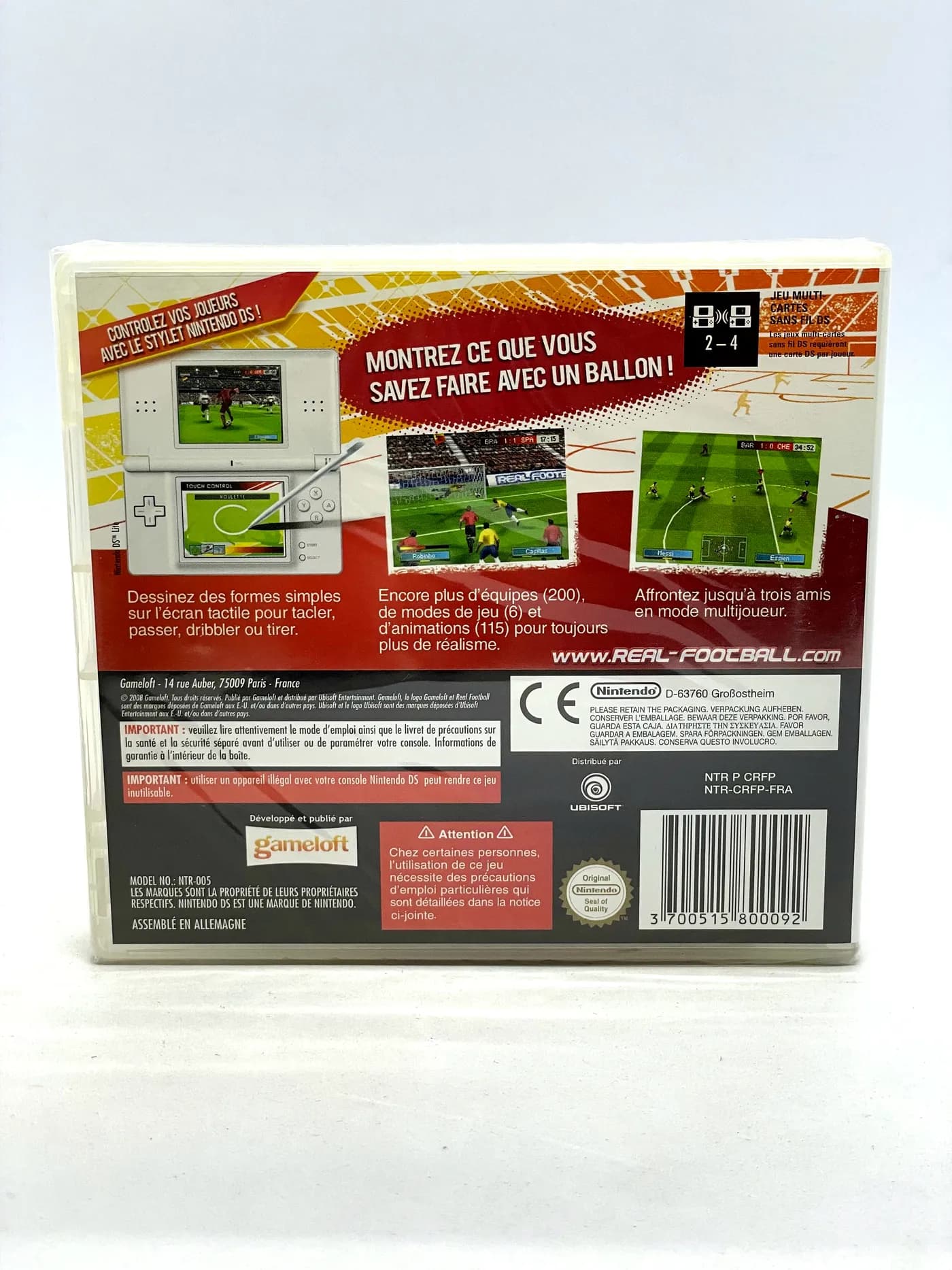Real Football 2009 Nintendo DS (New and Sealed)