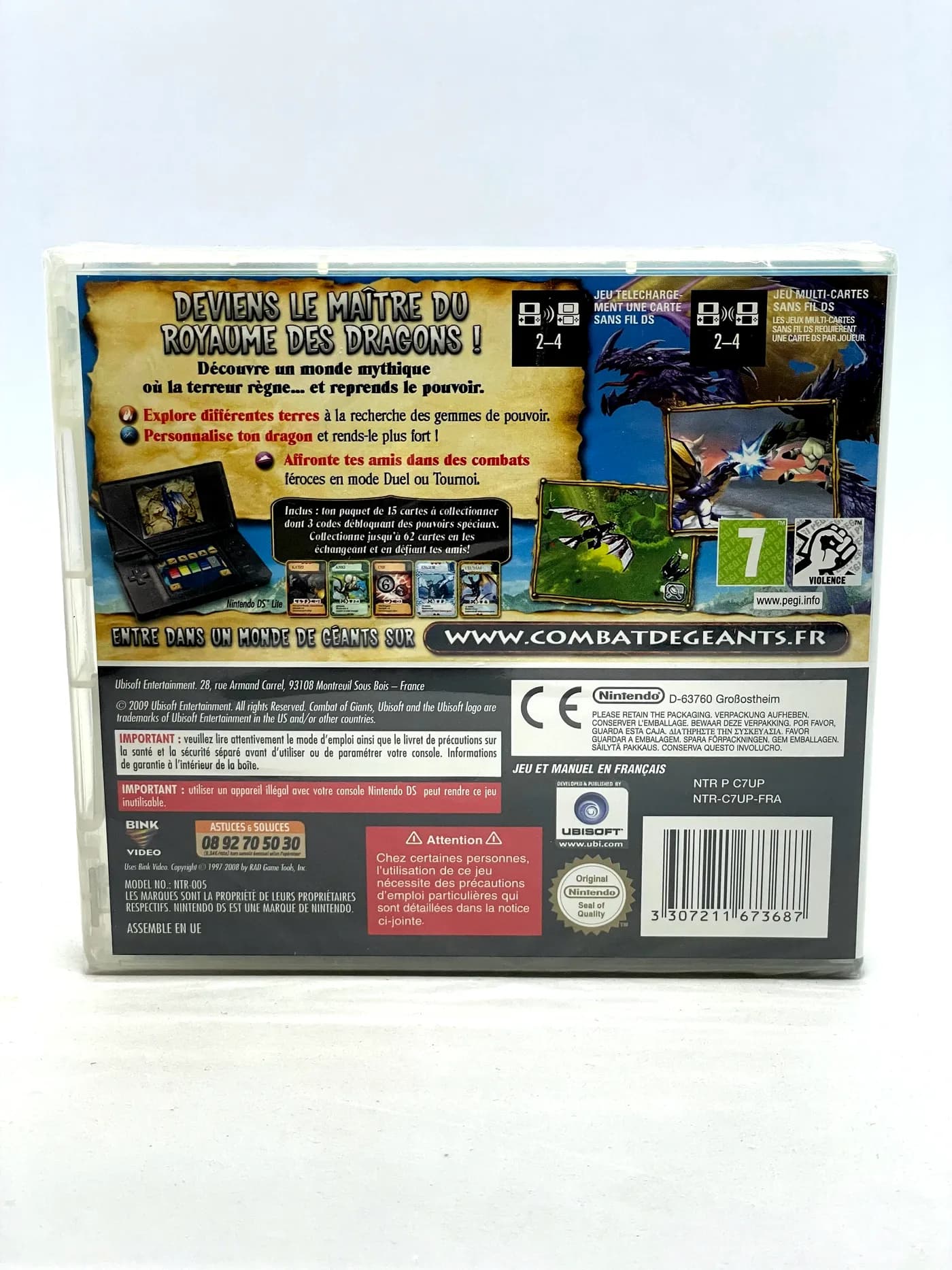 Combat of Giants Dragons Nintendo DS (New & Sealed)