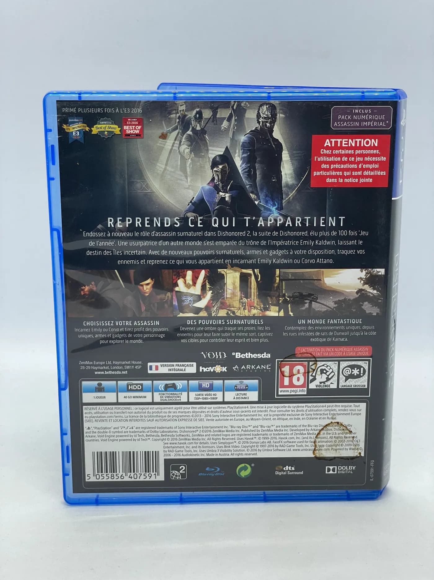 Dishonored 2 PS4