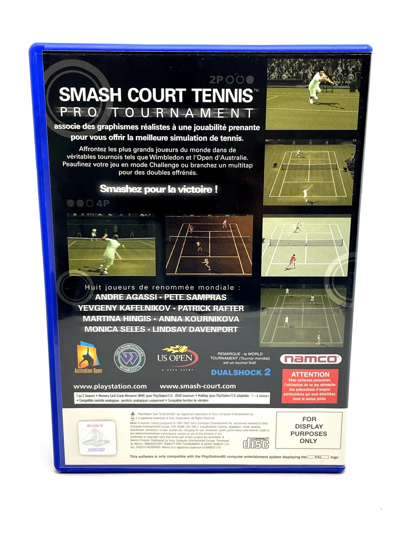 Smash Court Tennis Pro Tournament PROMO PS2