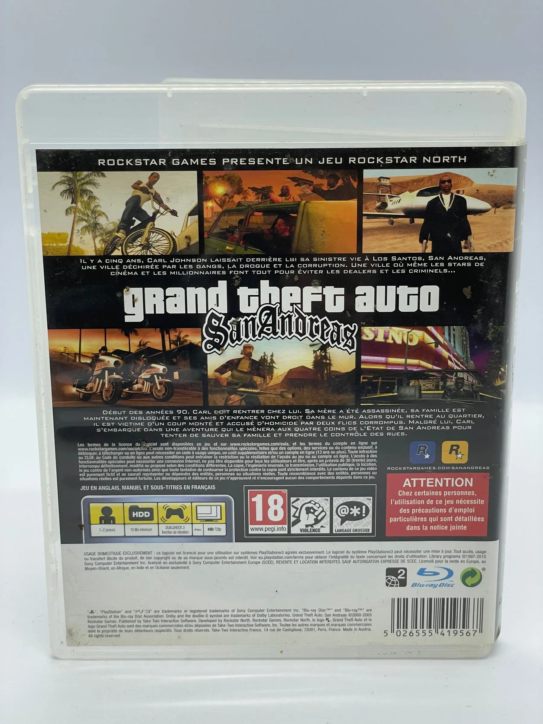 Grand Theft Auto San Andreas PS3