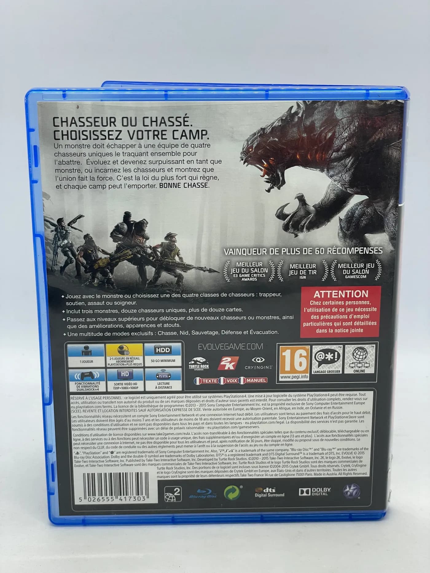 Evolve PS4