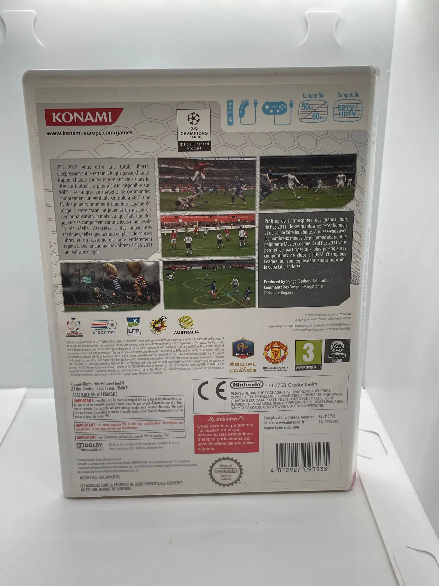 Pro Evolution Soccer 2011 Nintendo Wii (FR)