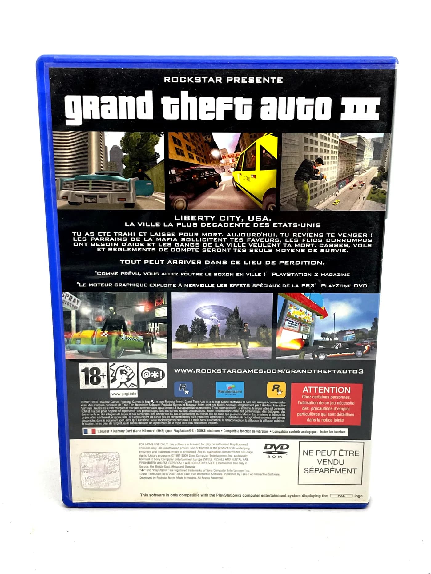 Grand Theft Auto III PS2