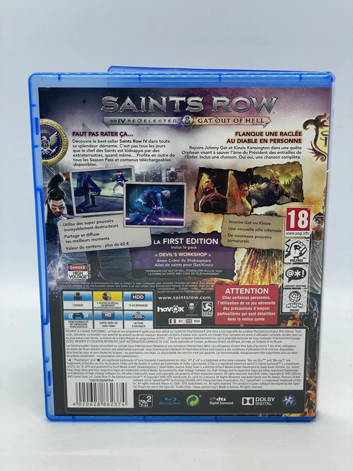 Saint's Row Reelected PS4