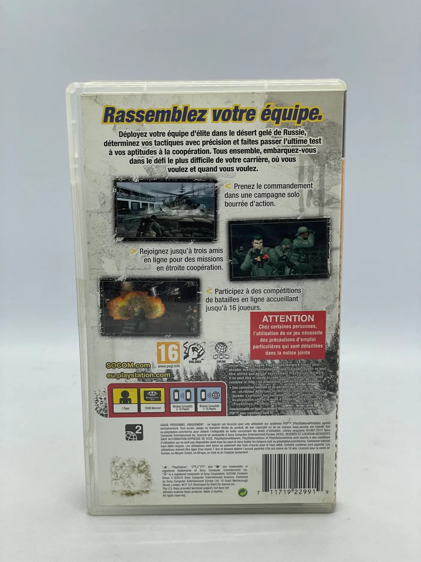 SOCOM Fireteam Bravo 3 PSP