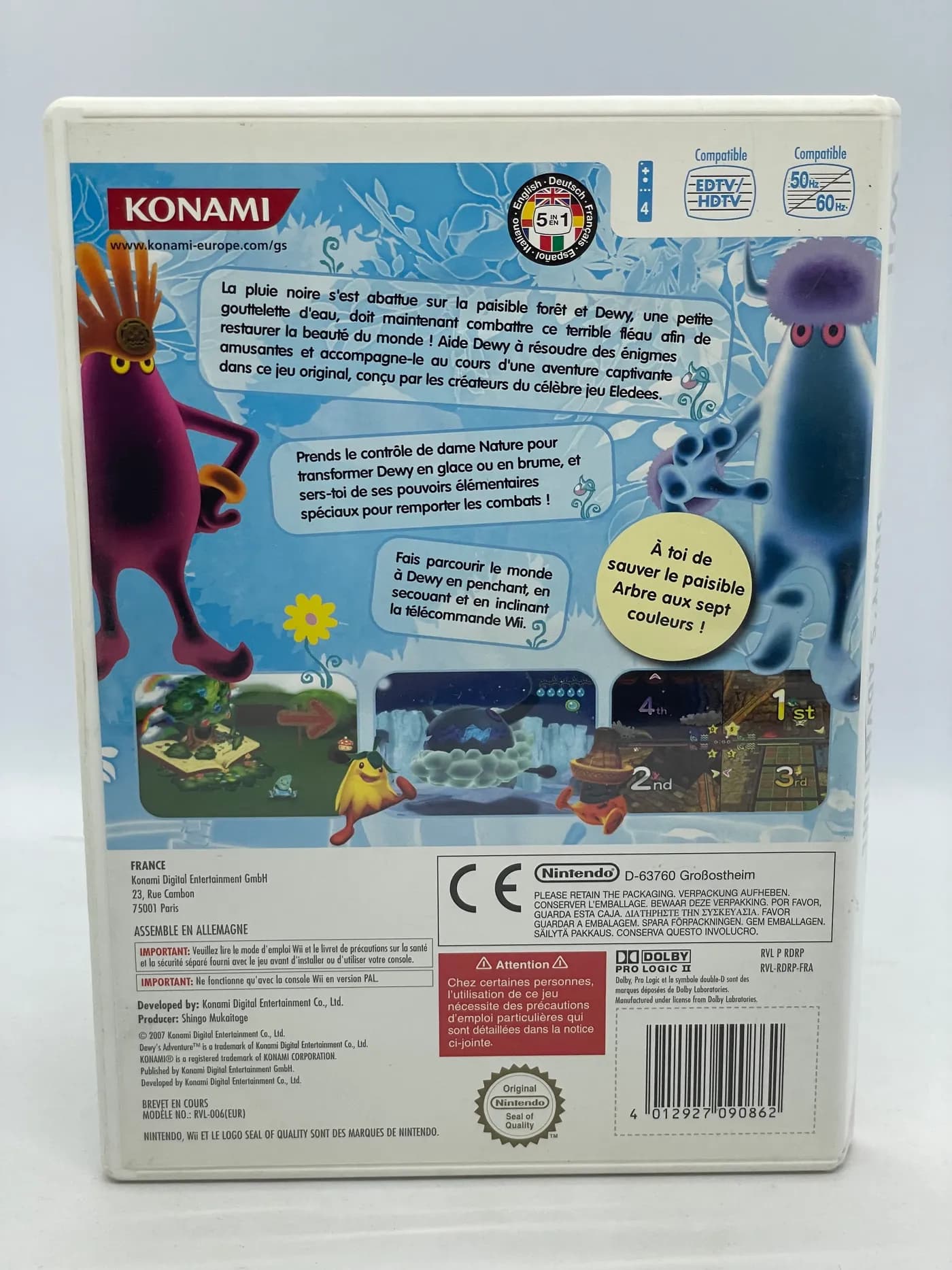 Dewy's Adventure Nintendo Wii