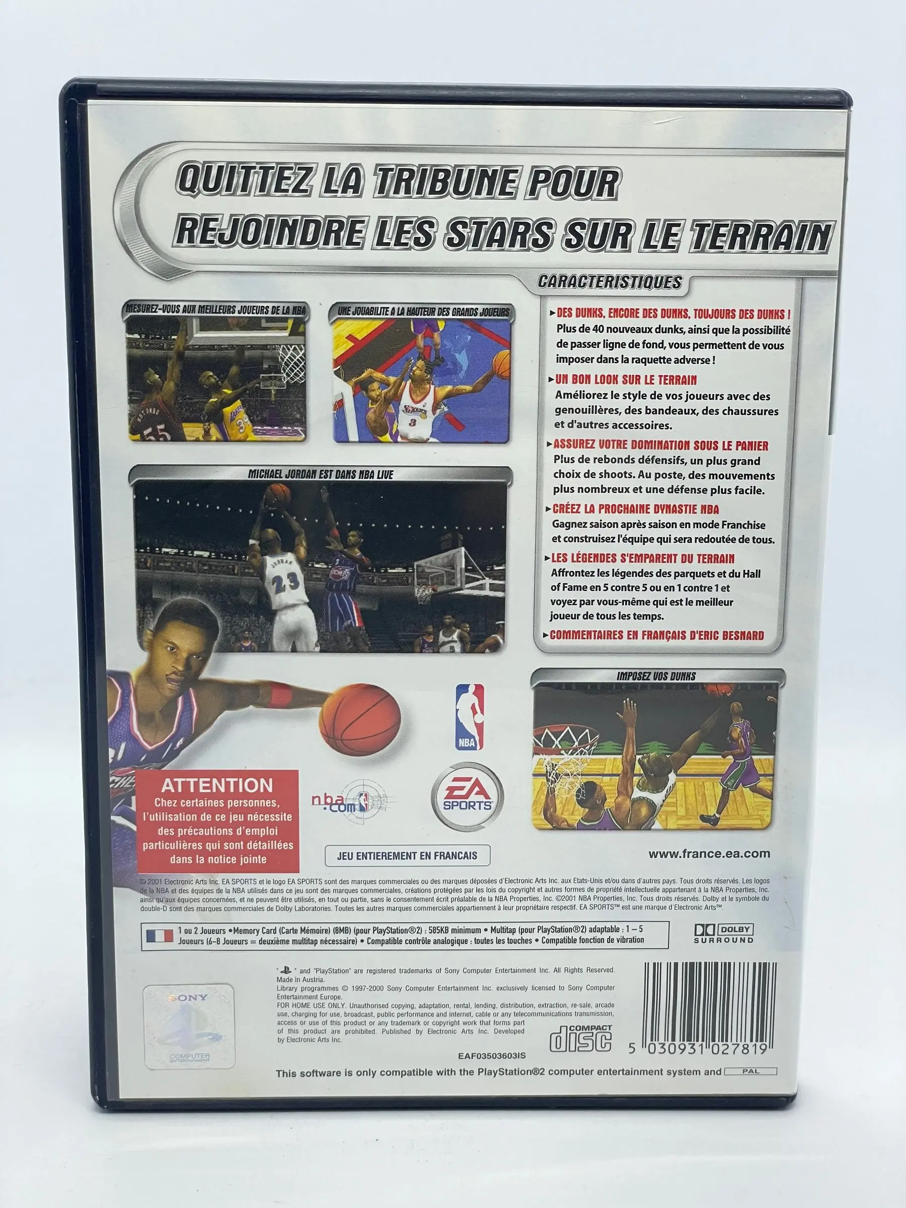 NBA Live 2002 PS2 (FR)