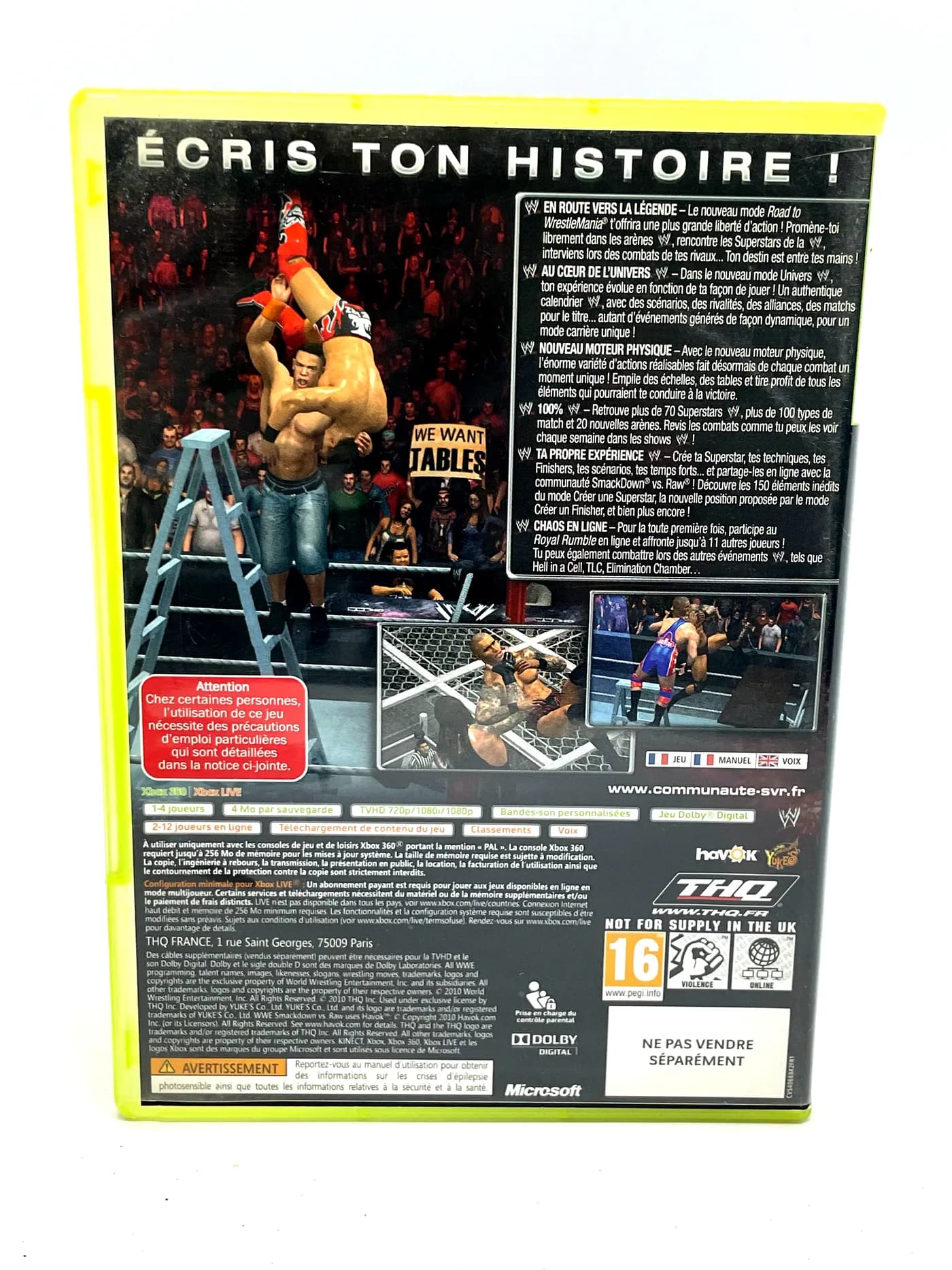 WWE Smackdown vs Raw 2011 Xbox 360