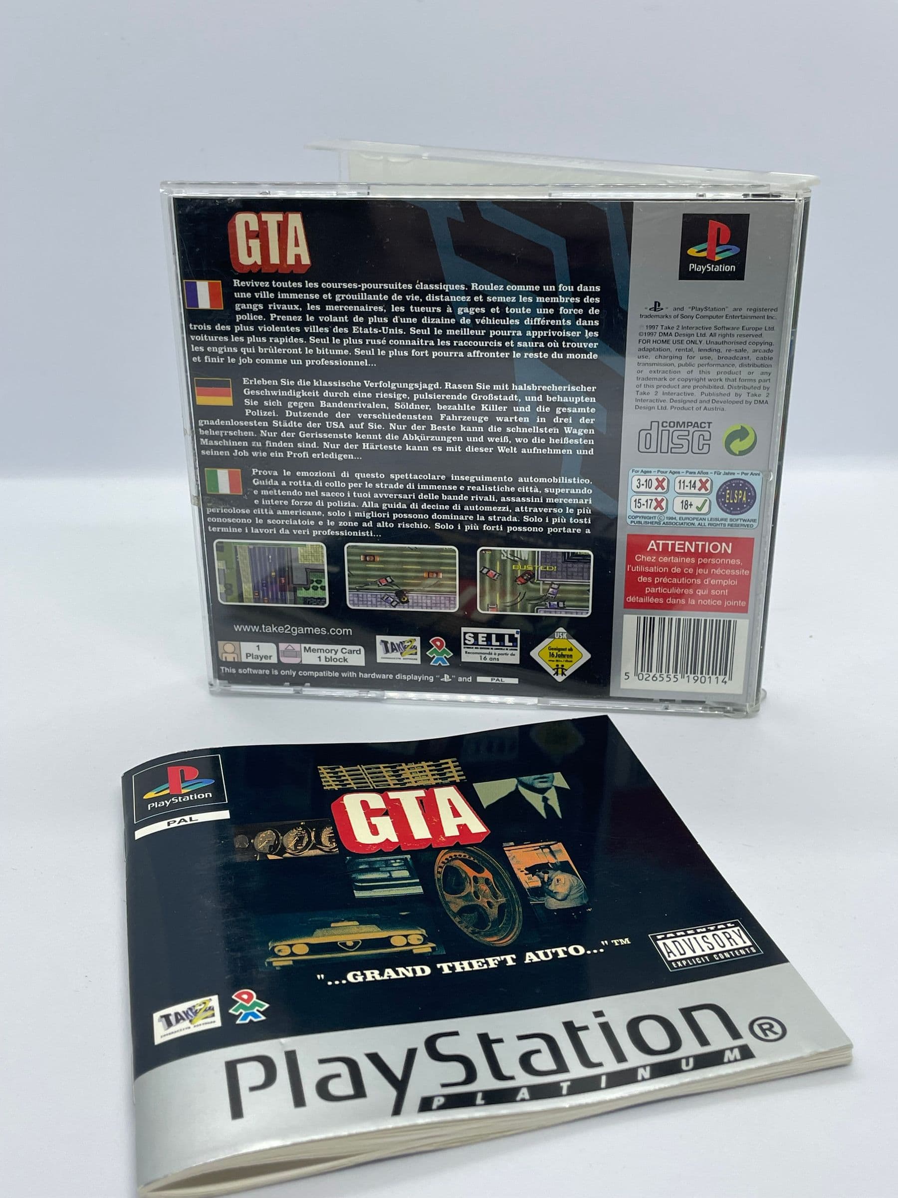 Grand Theft Auto PS1 PSX