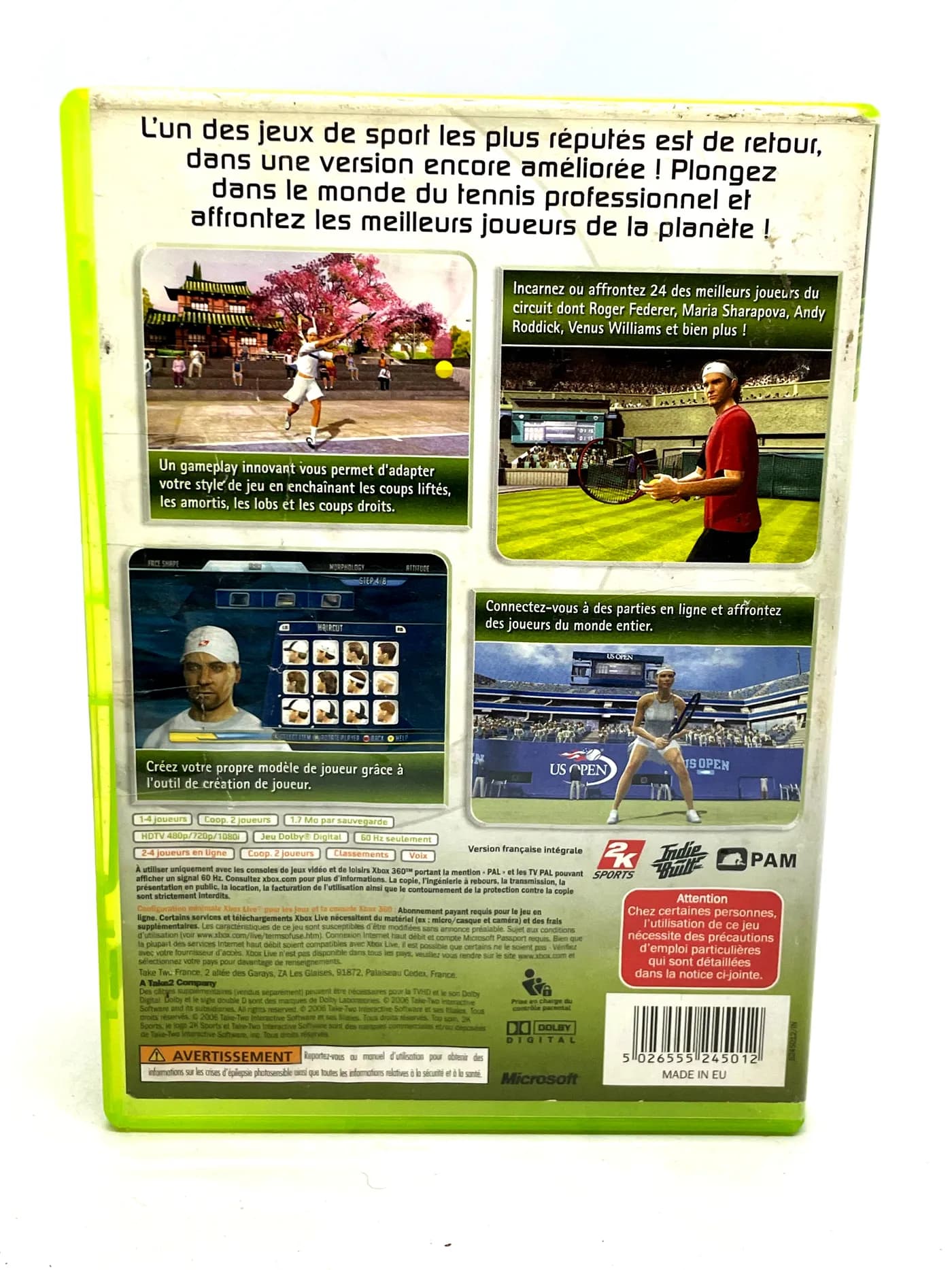 TopSpin 2 Xbox 360