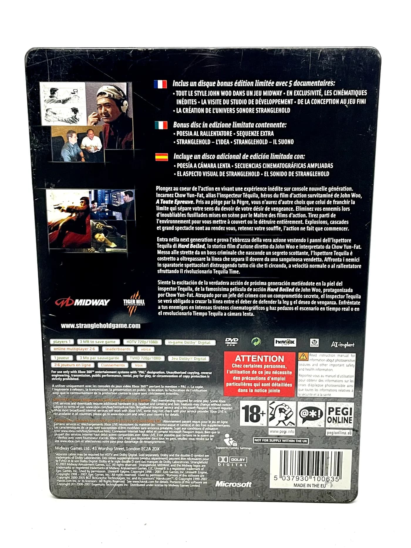 Stranglehold Collector's Edition Xbox 360