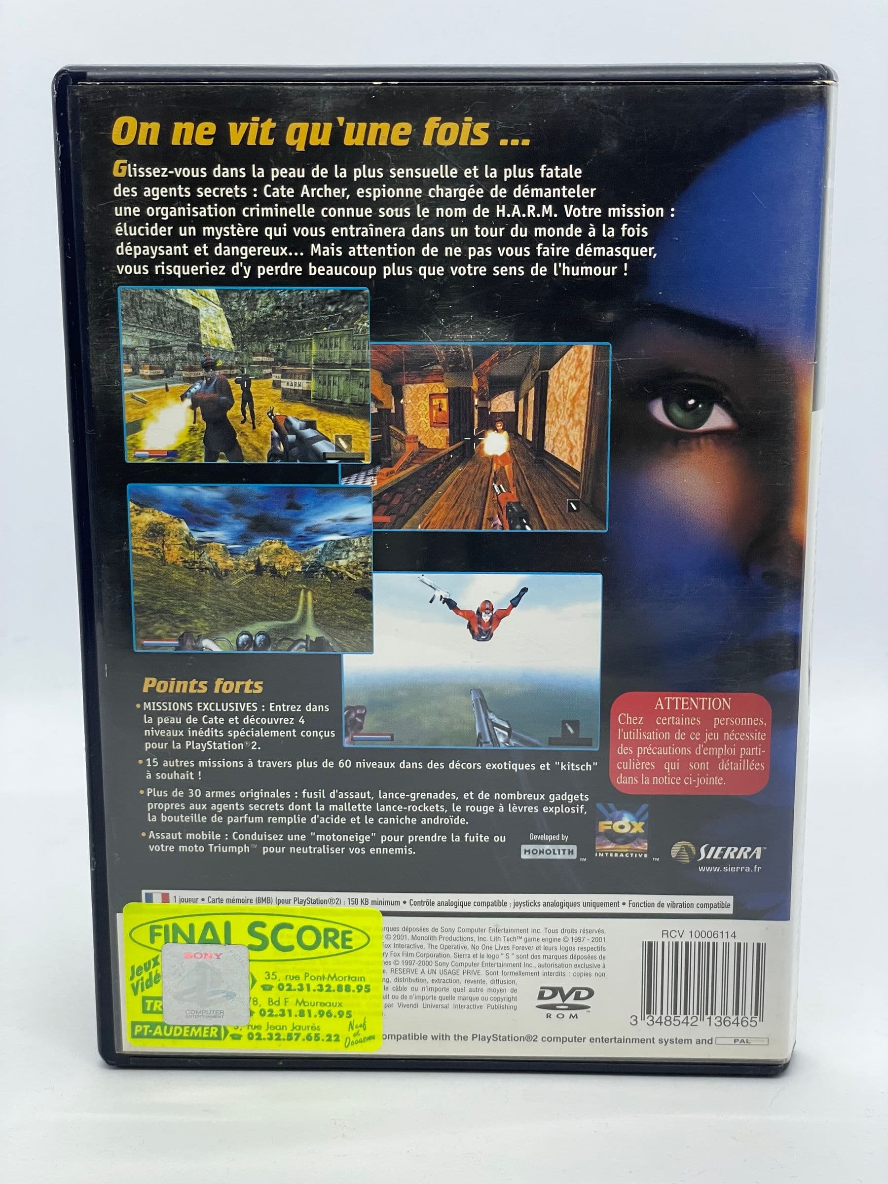 The Operative No One Lives Forever PS2