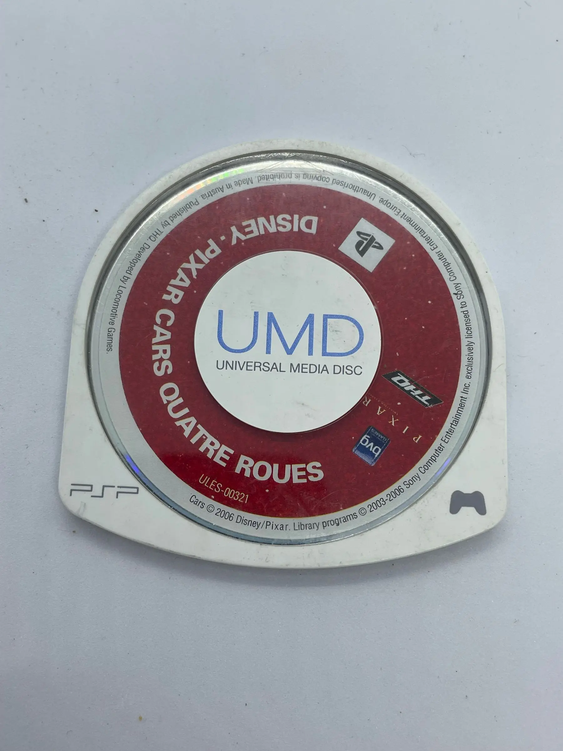 Cars Quattre Roues PSP (FR) (only game)