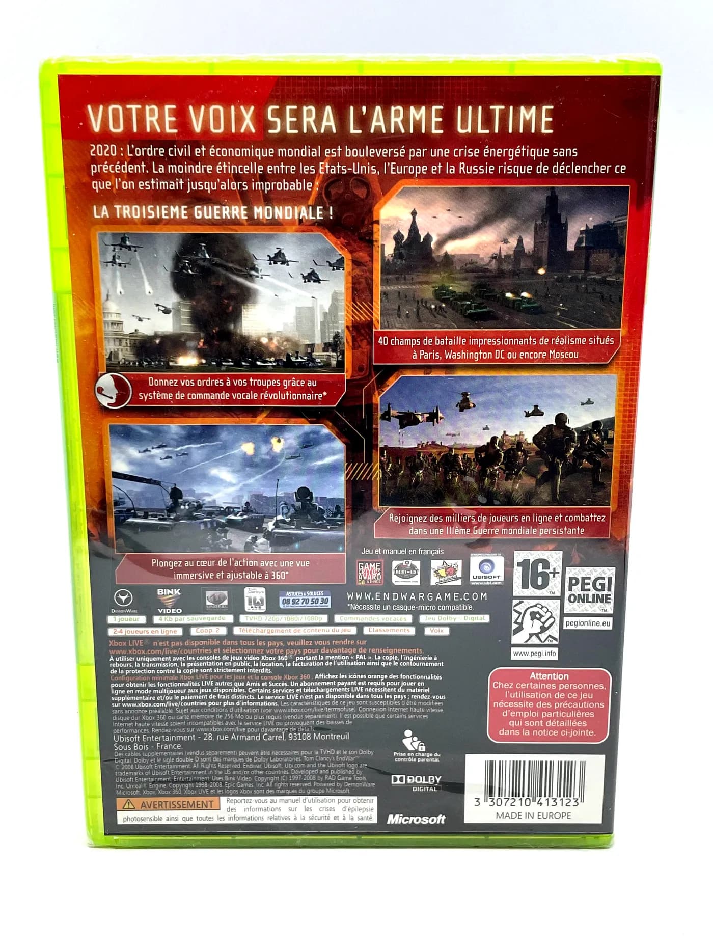 Tom Clancy's EndWar Xbox 360 (New & Sealed)