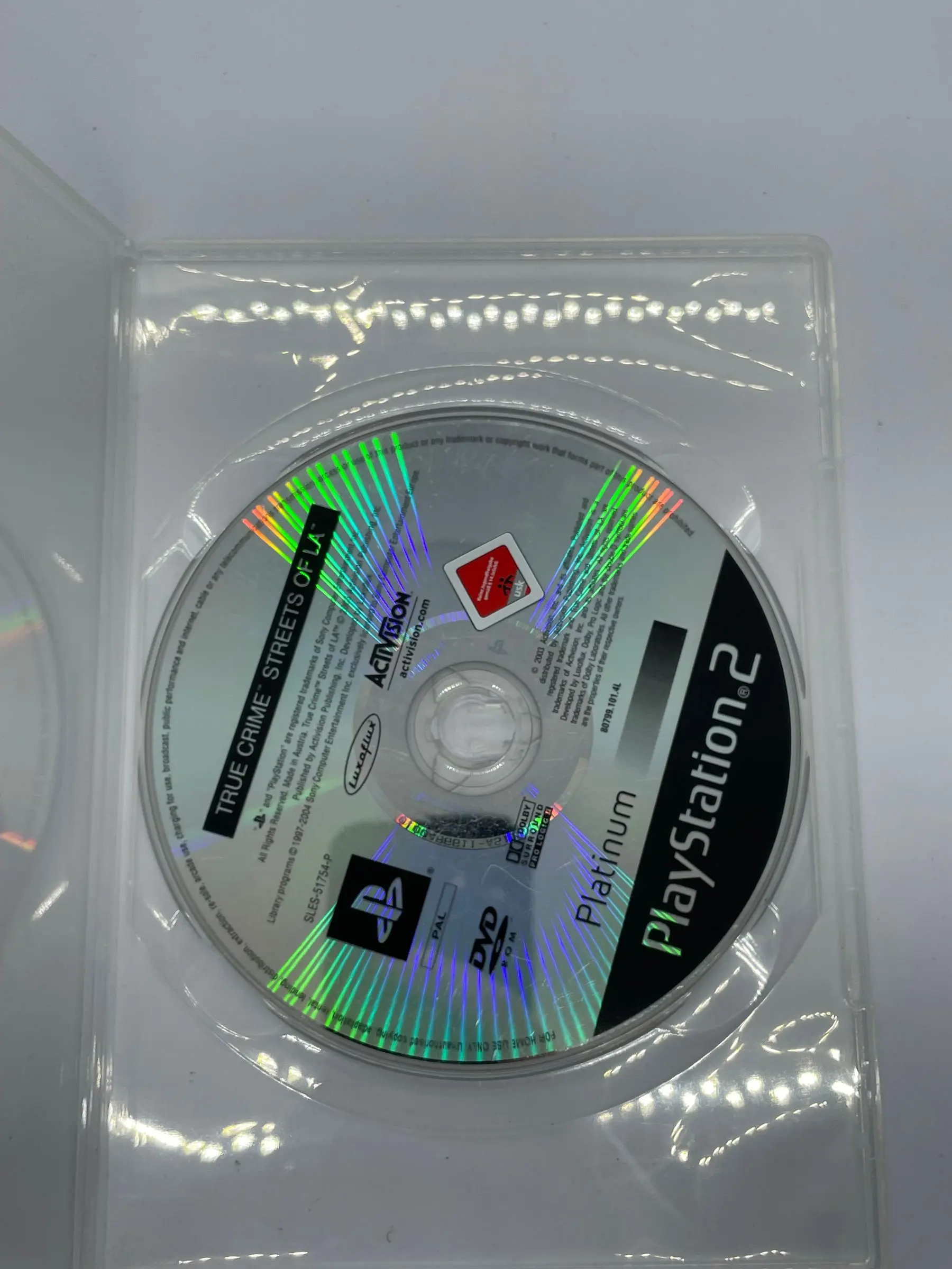 True Crime Streets of LA PS2 (CD)