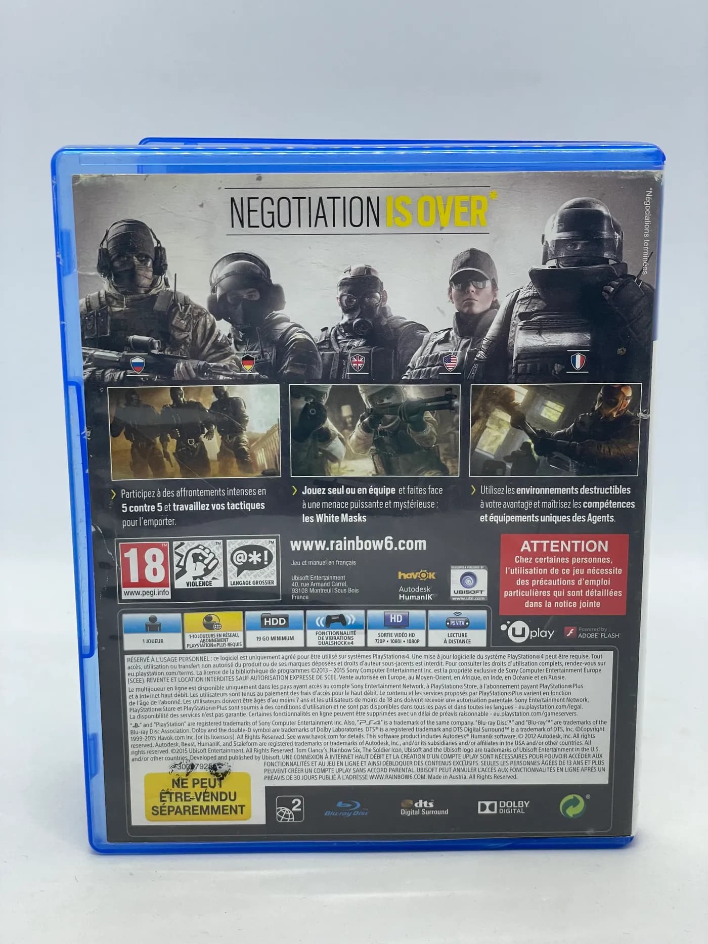 Tom Clancy's Rainbow Six Siege PS4
