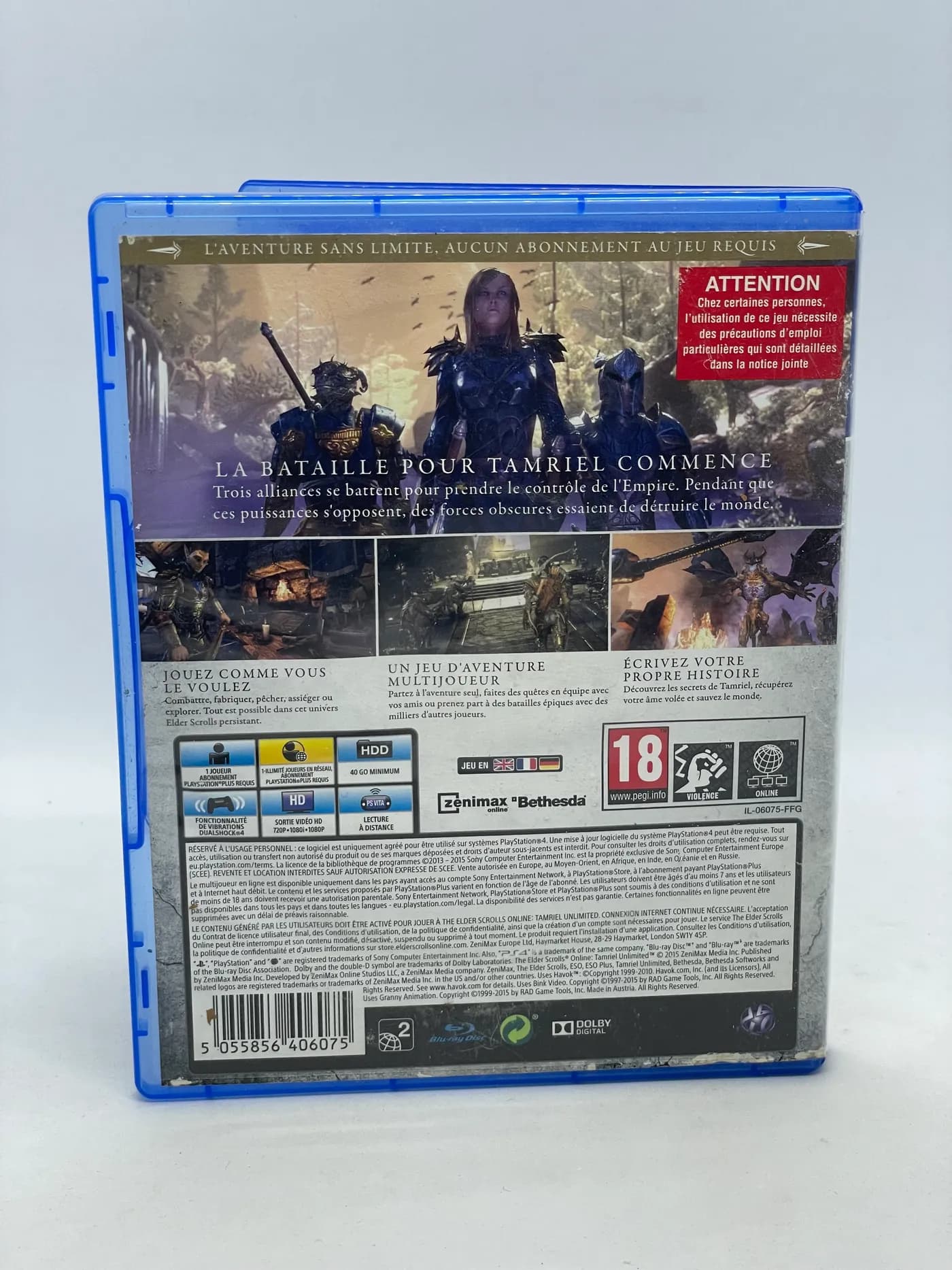 The Elder Scrolls Online Tamriel Unlimited PS4