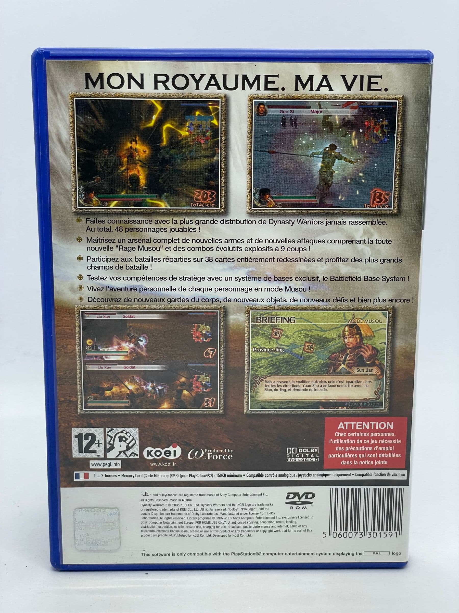 Dynasty Warriors 5 PS2 (FR)