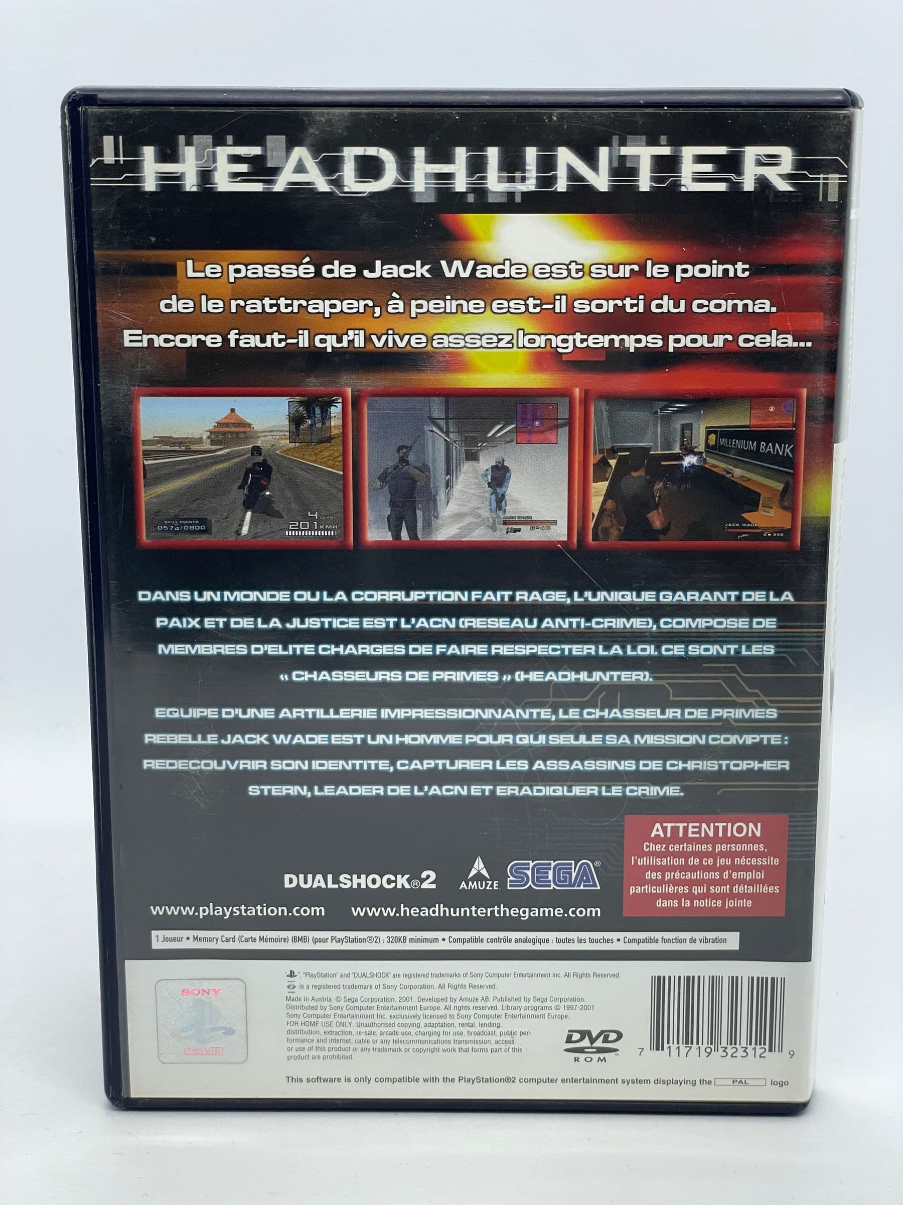 Headhunter PS2