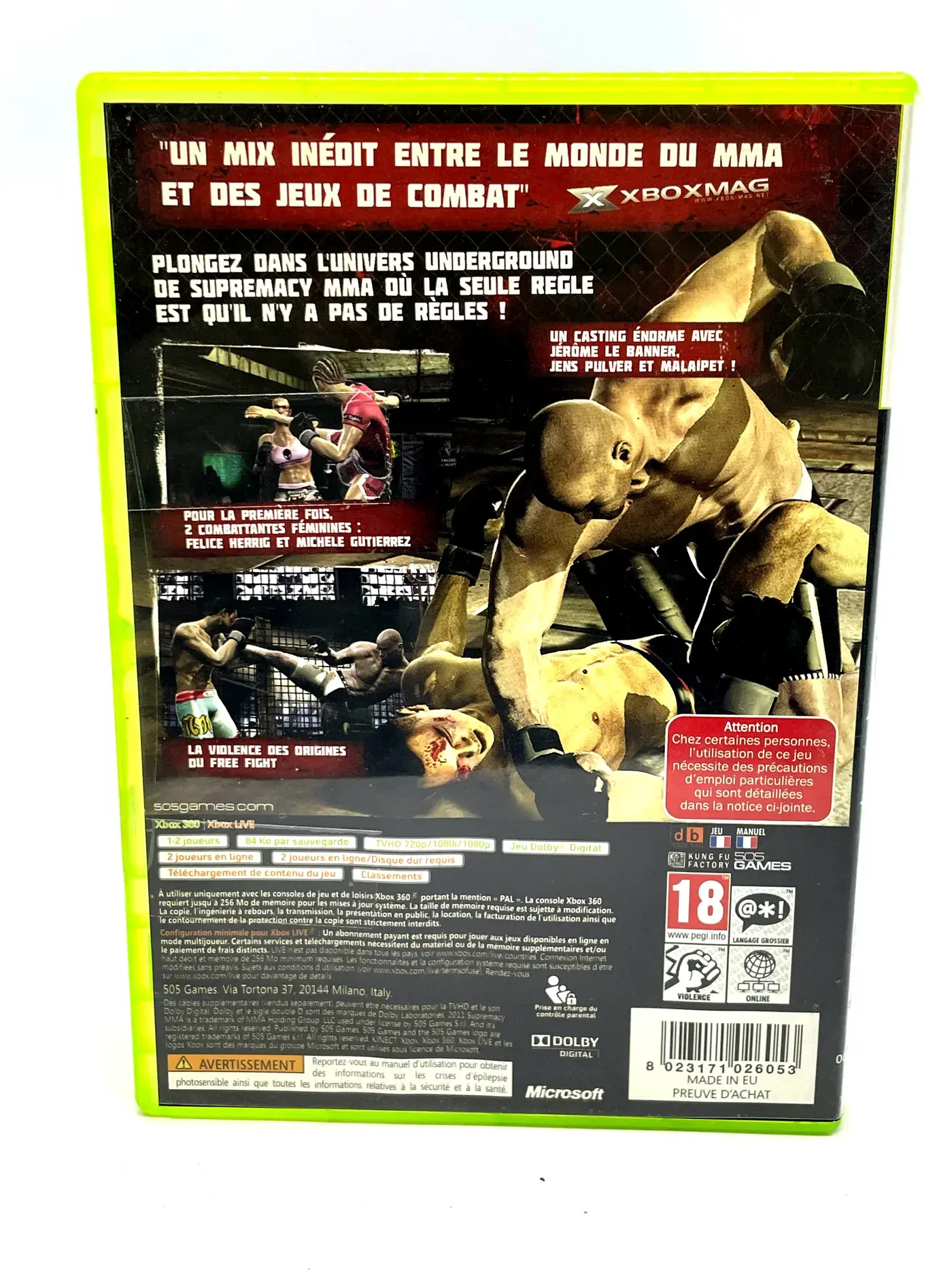 Supremacy MMA Xbox 360