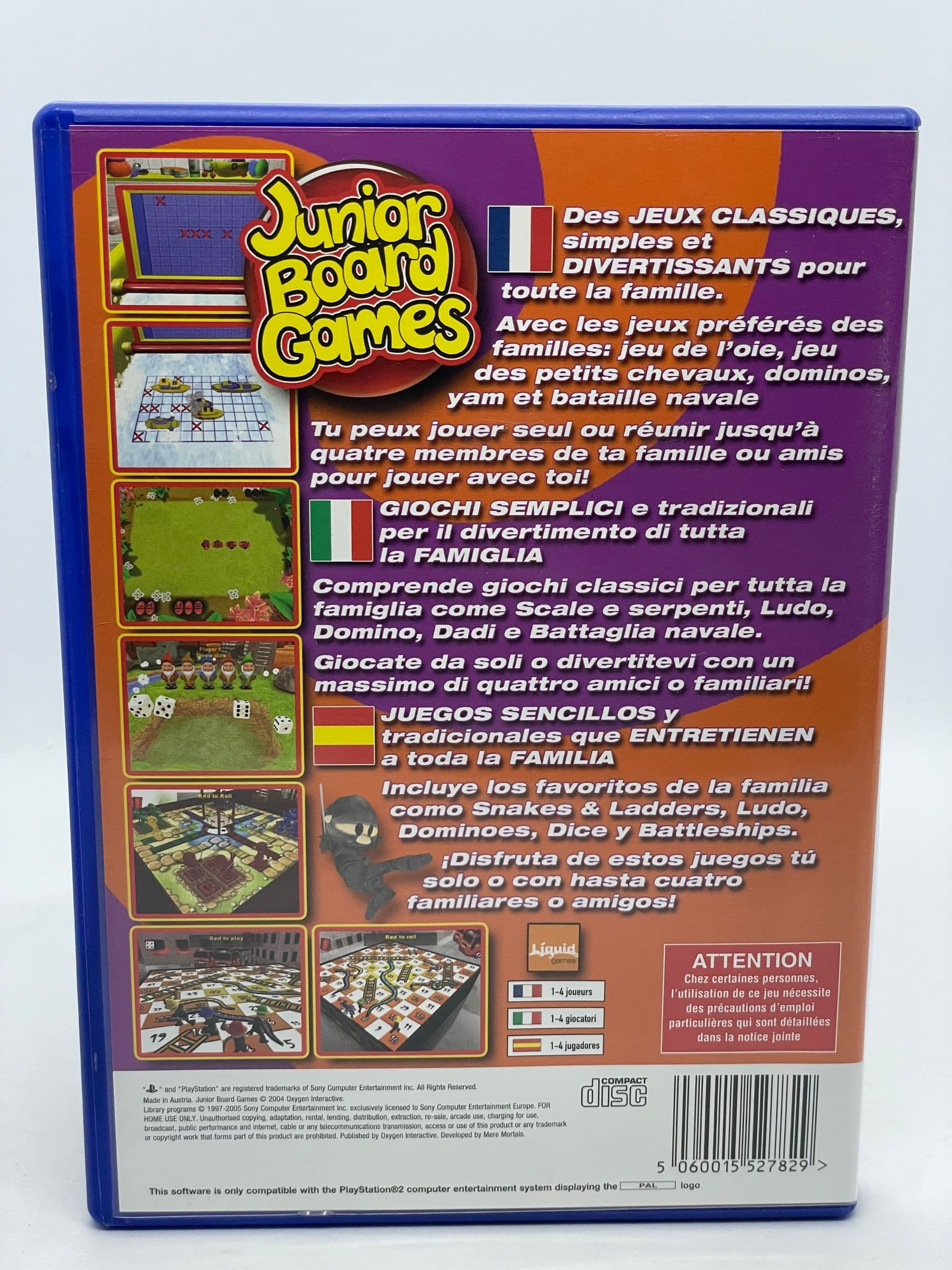 Junior Board Games PS2