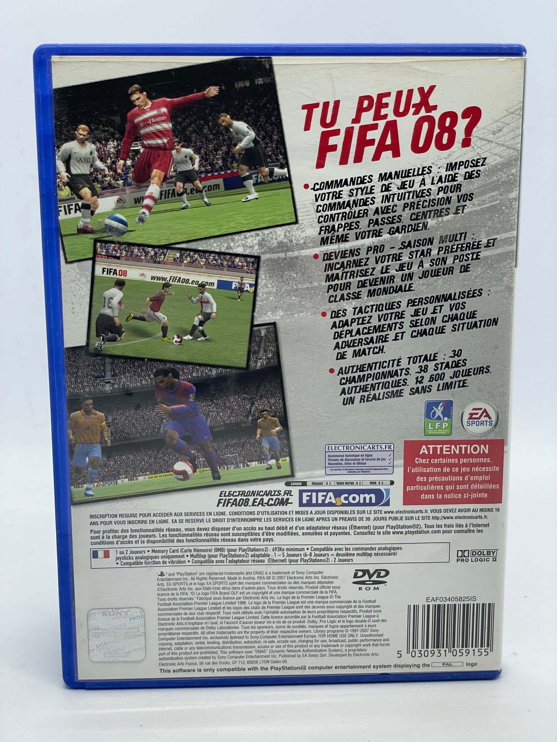 FIFA 08 PS2 (FR)