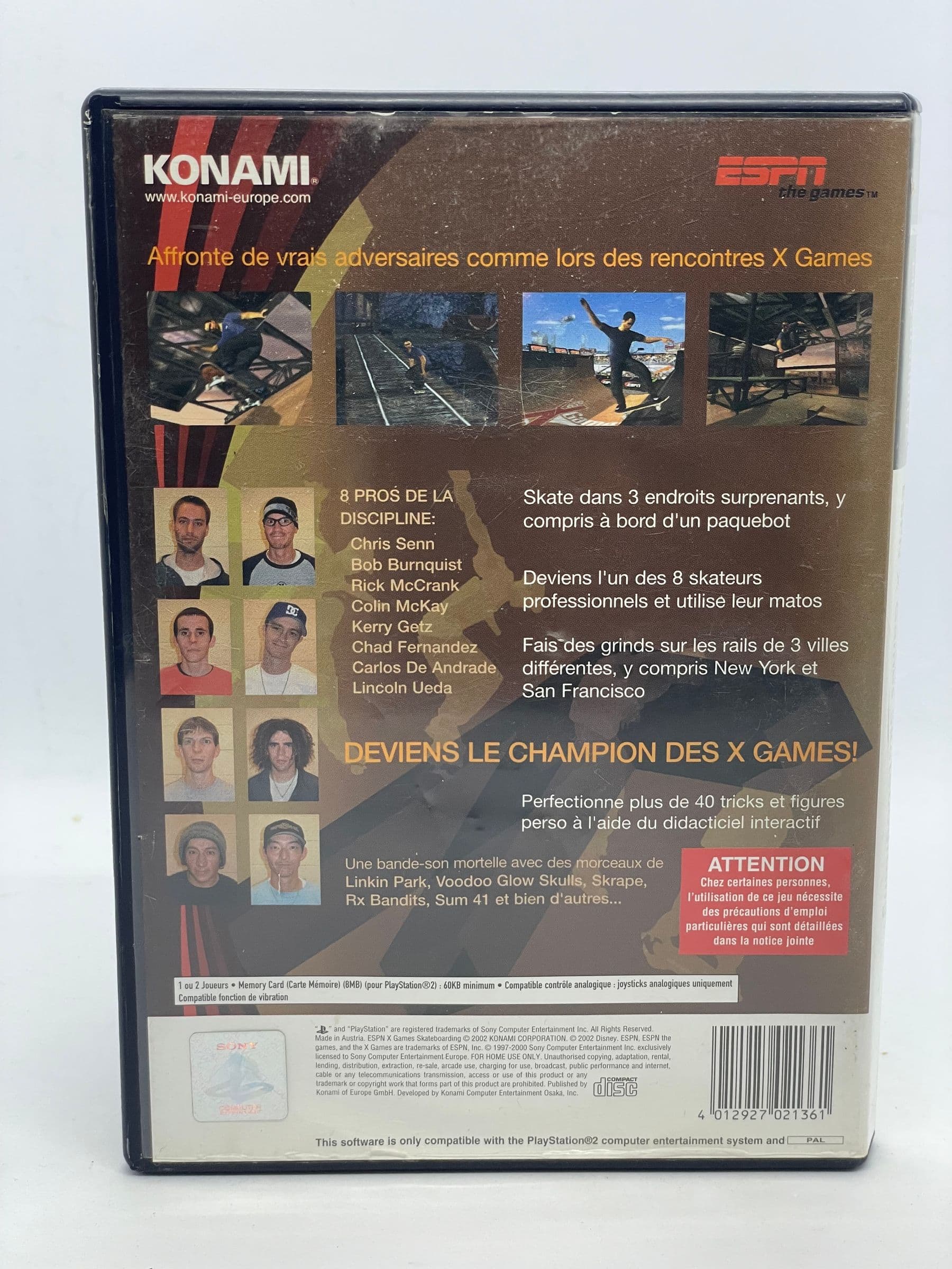 ESPN X Games Skateboarding PS2