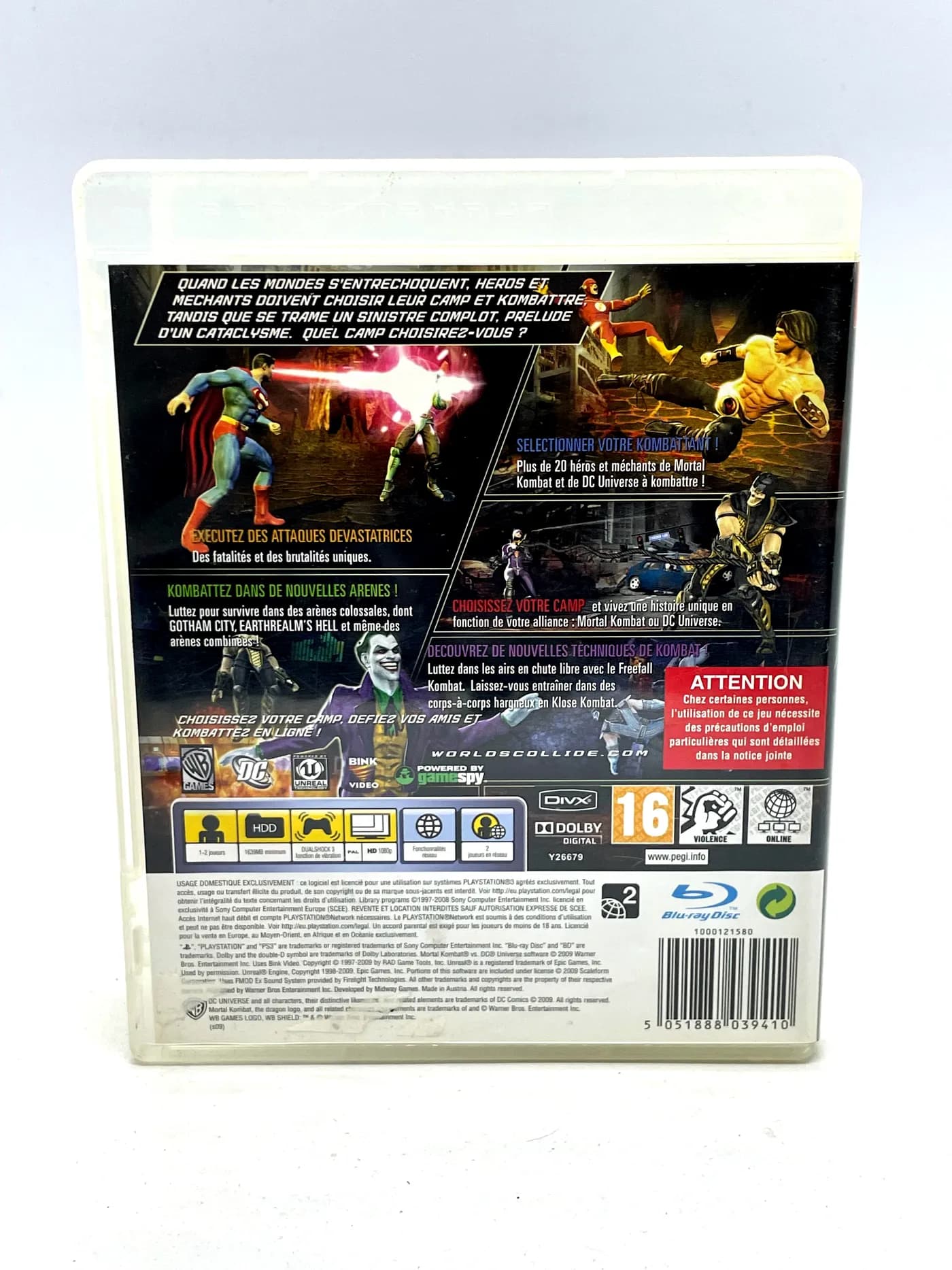 Mortal Kombat vs DC Universe PS3