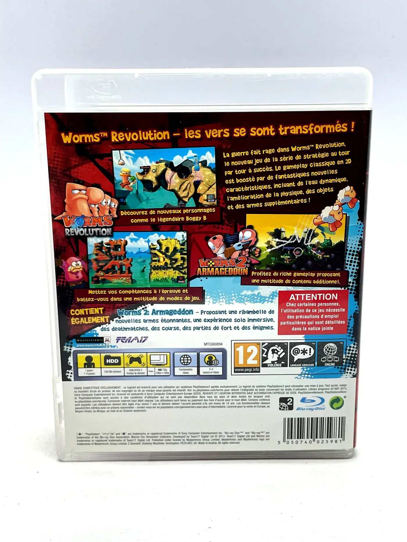 Worms The Revolution Collection PS3 + 7 EXTRAS