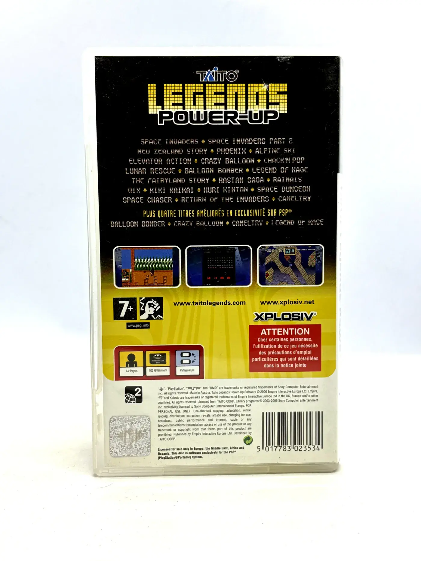 Taito Legends Power-Up PSP