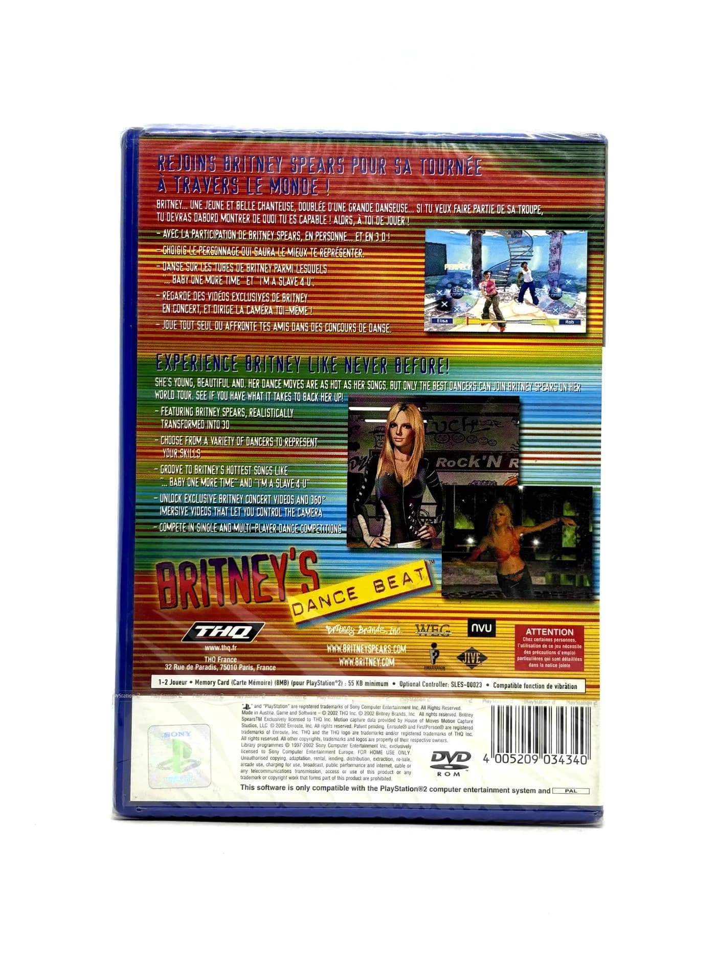 Britney's Dance Beat PS2 (New and Sealed)