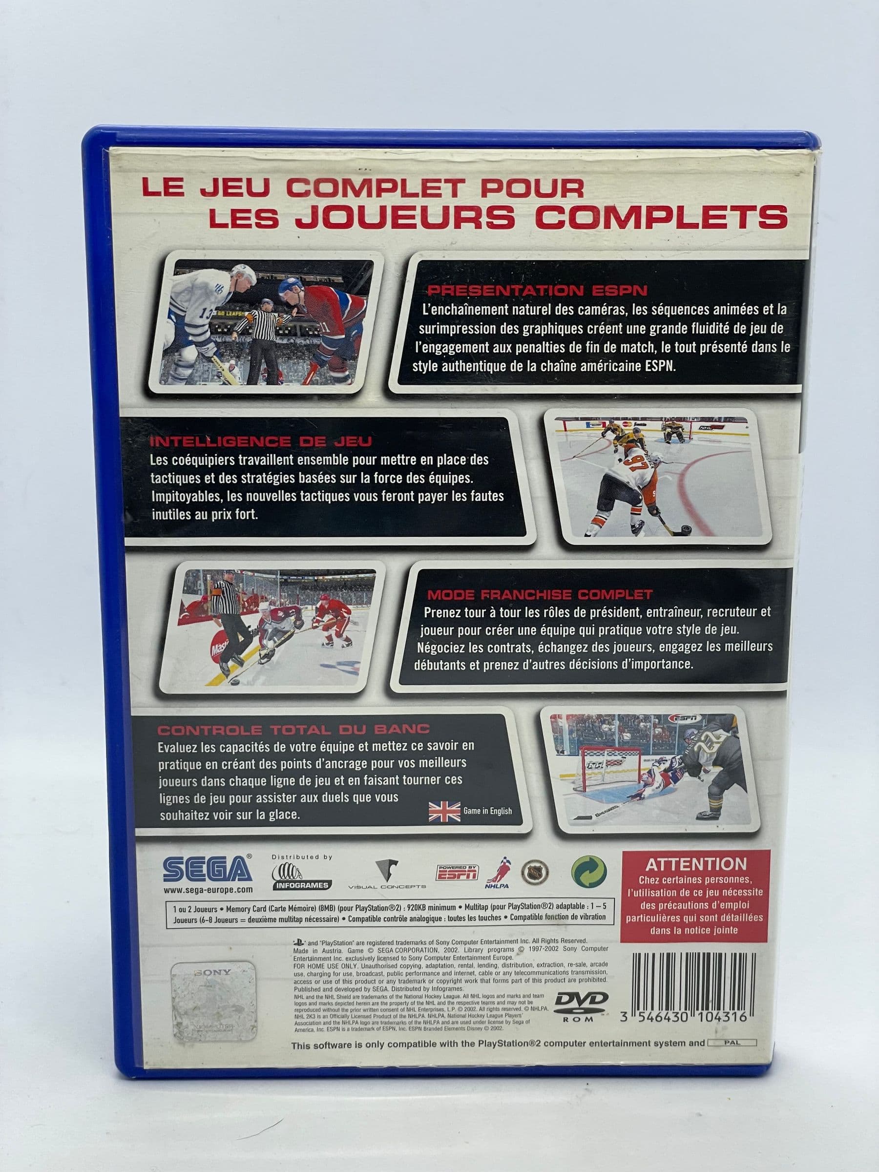 NHL 2K3 PS2