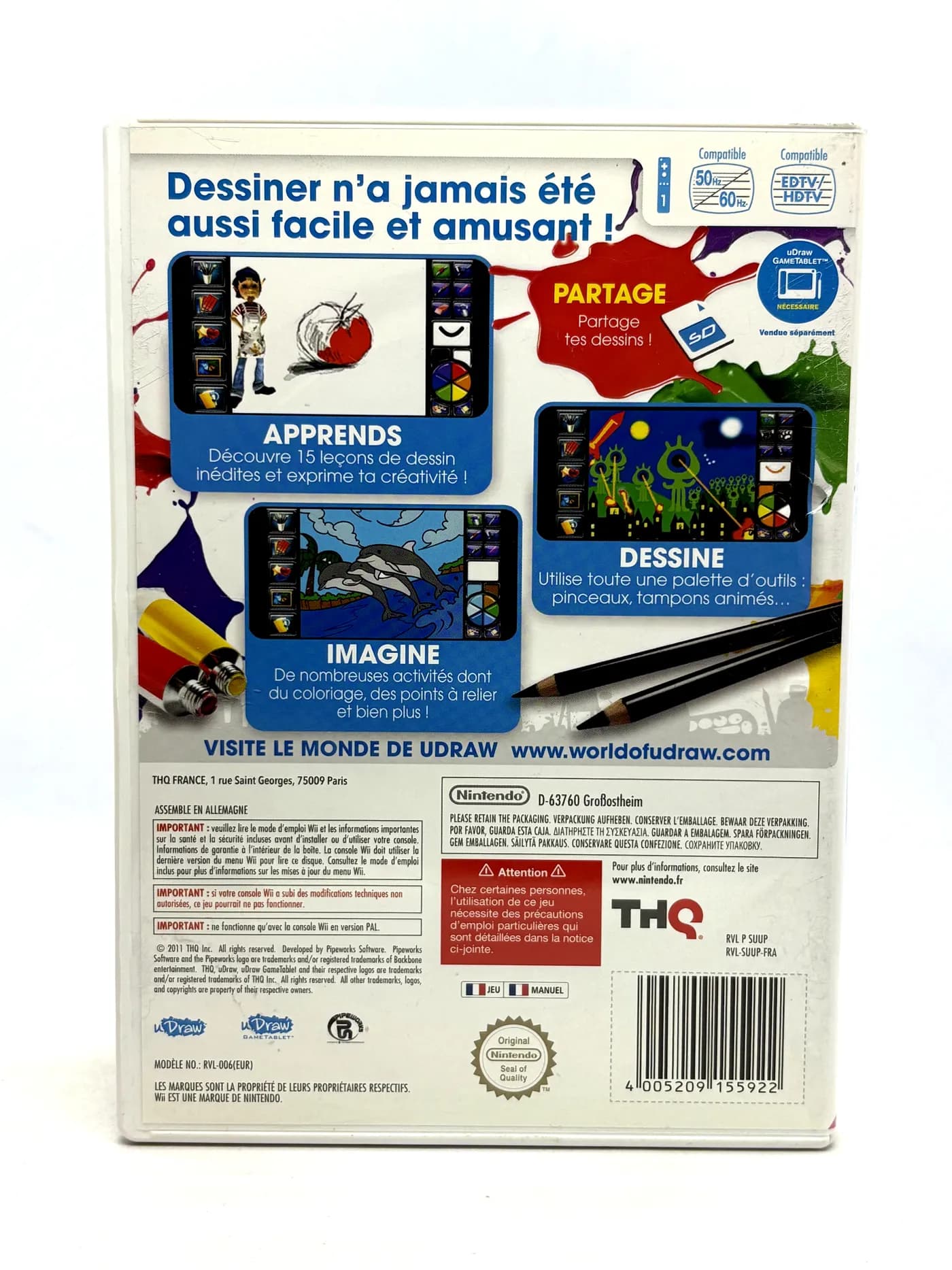 uDraw Studio Instant Artist Nintendo Wii