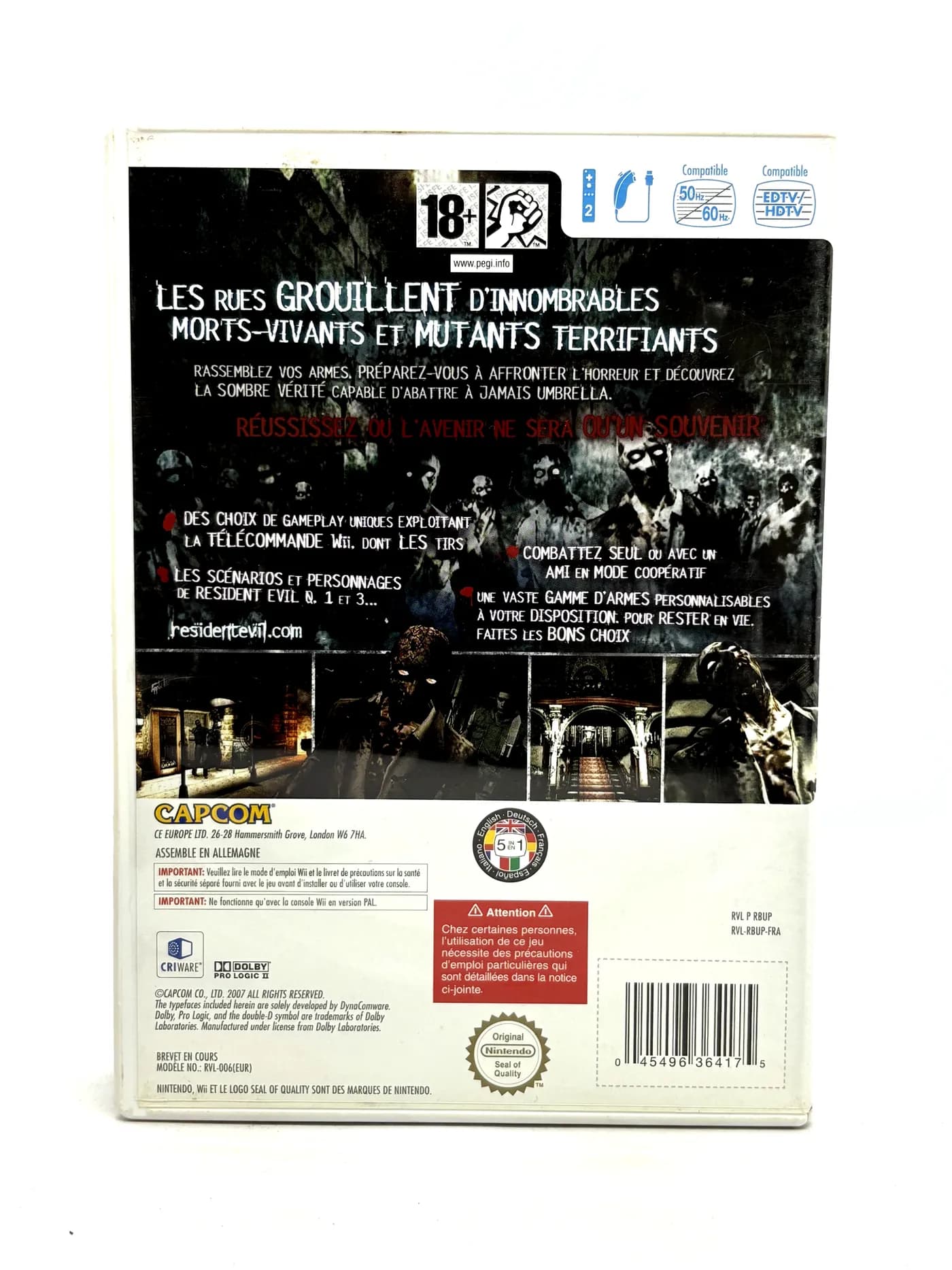 Resident Evil The Umbrella Chronicles Nintendo Wii