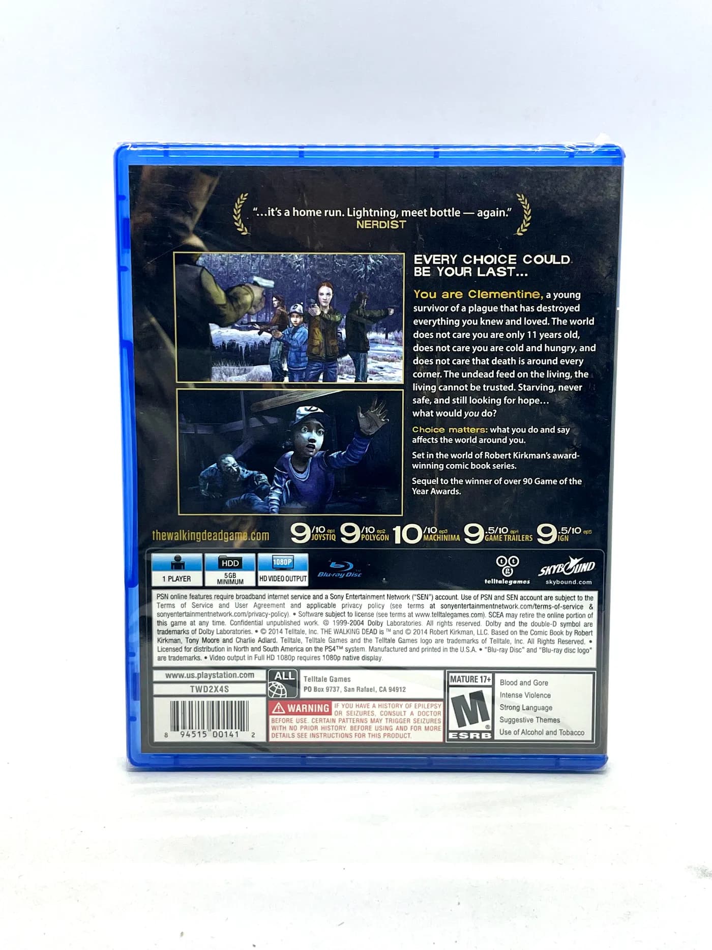 The Walking Dead Season Two PS4 (New & Sealed)