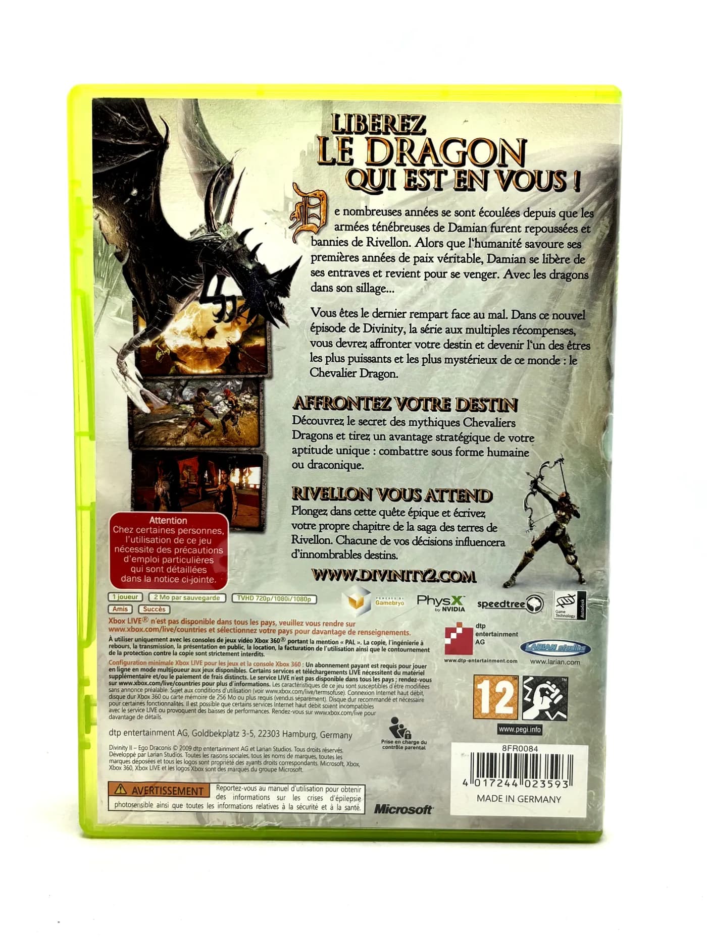 Divinity II Ego Draconis Xbox 360