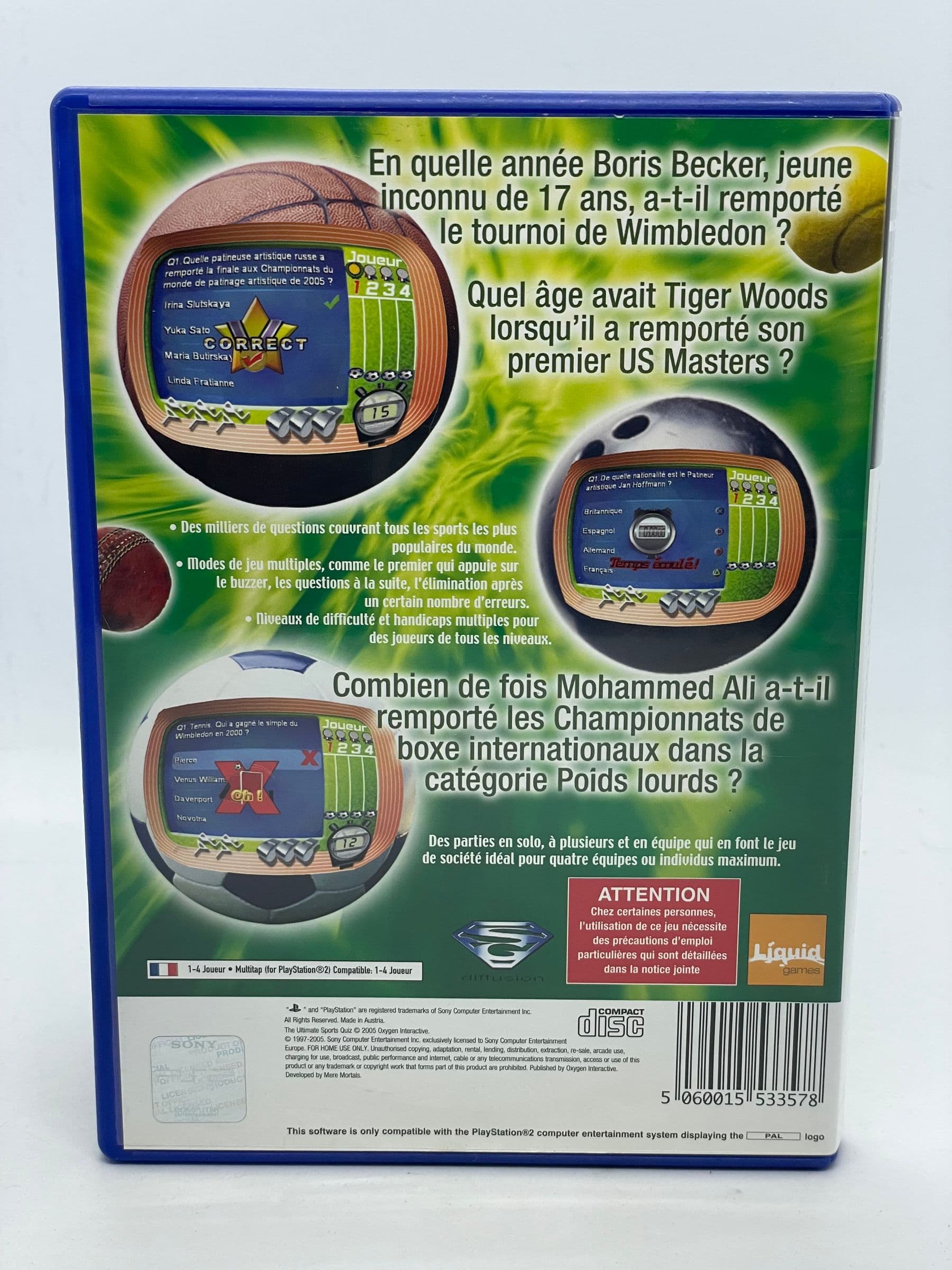 The Ultimate Sports Quiz PS2