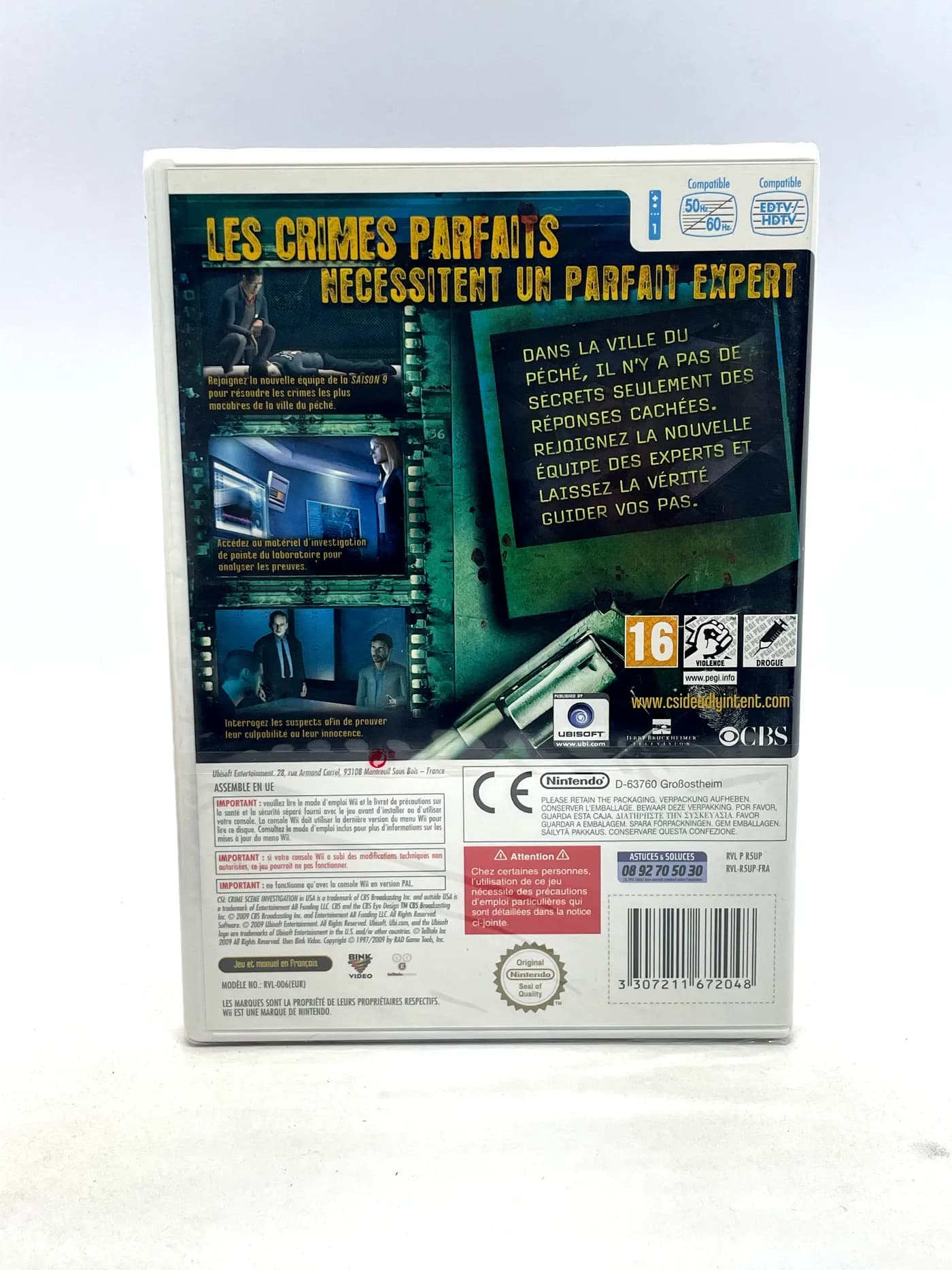 CSI: Crime Scene Investigation: Deadly Intent Nintendo Wii (New and Sealed)