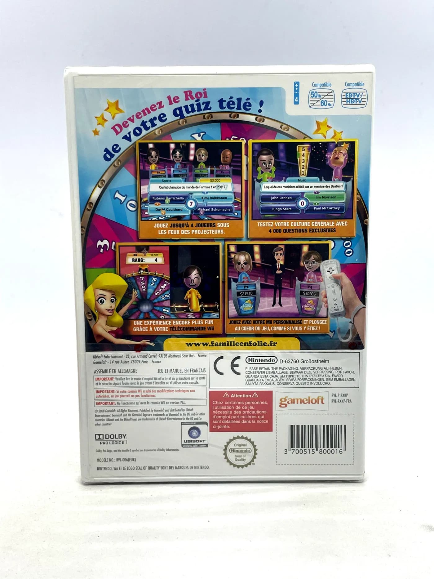 TV Show King Party Nintendo Wii (New & Sealed)