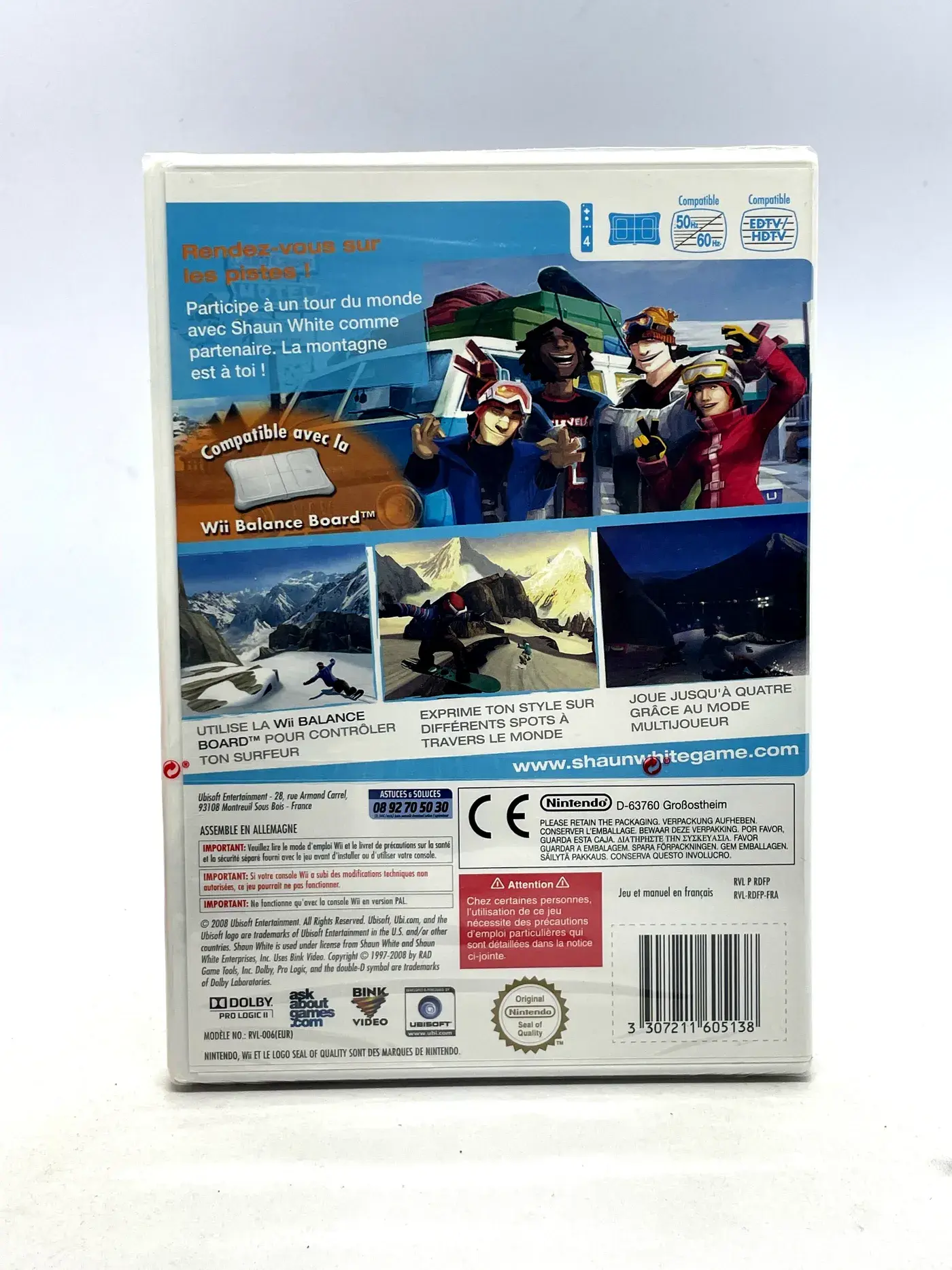 Shaun White Snowboarding Road Trip Nintendo Wii (New & Sealed)