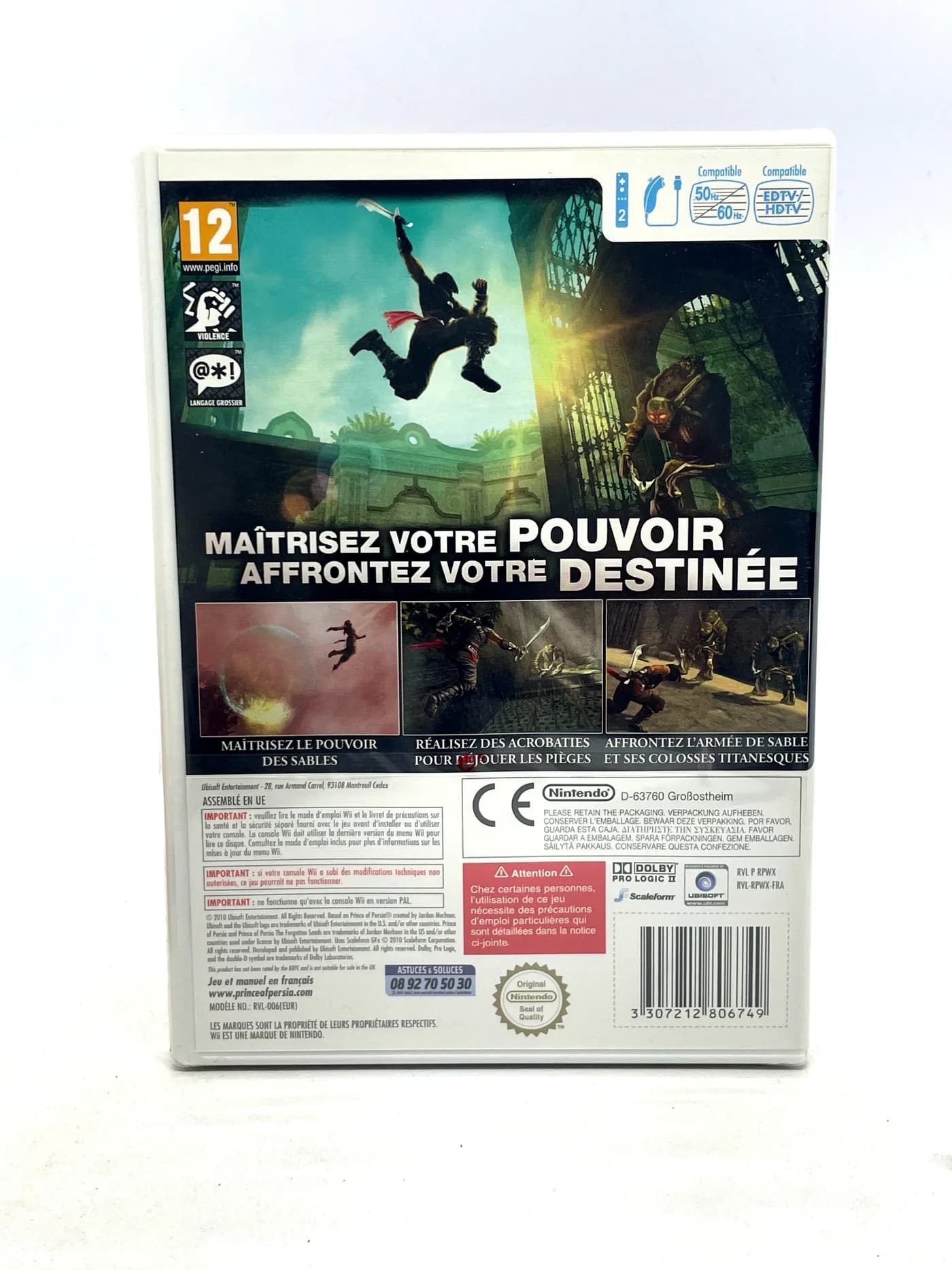 Prince of Persia The Forgotten Sands Nintendo Wii (New & Sealed)