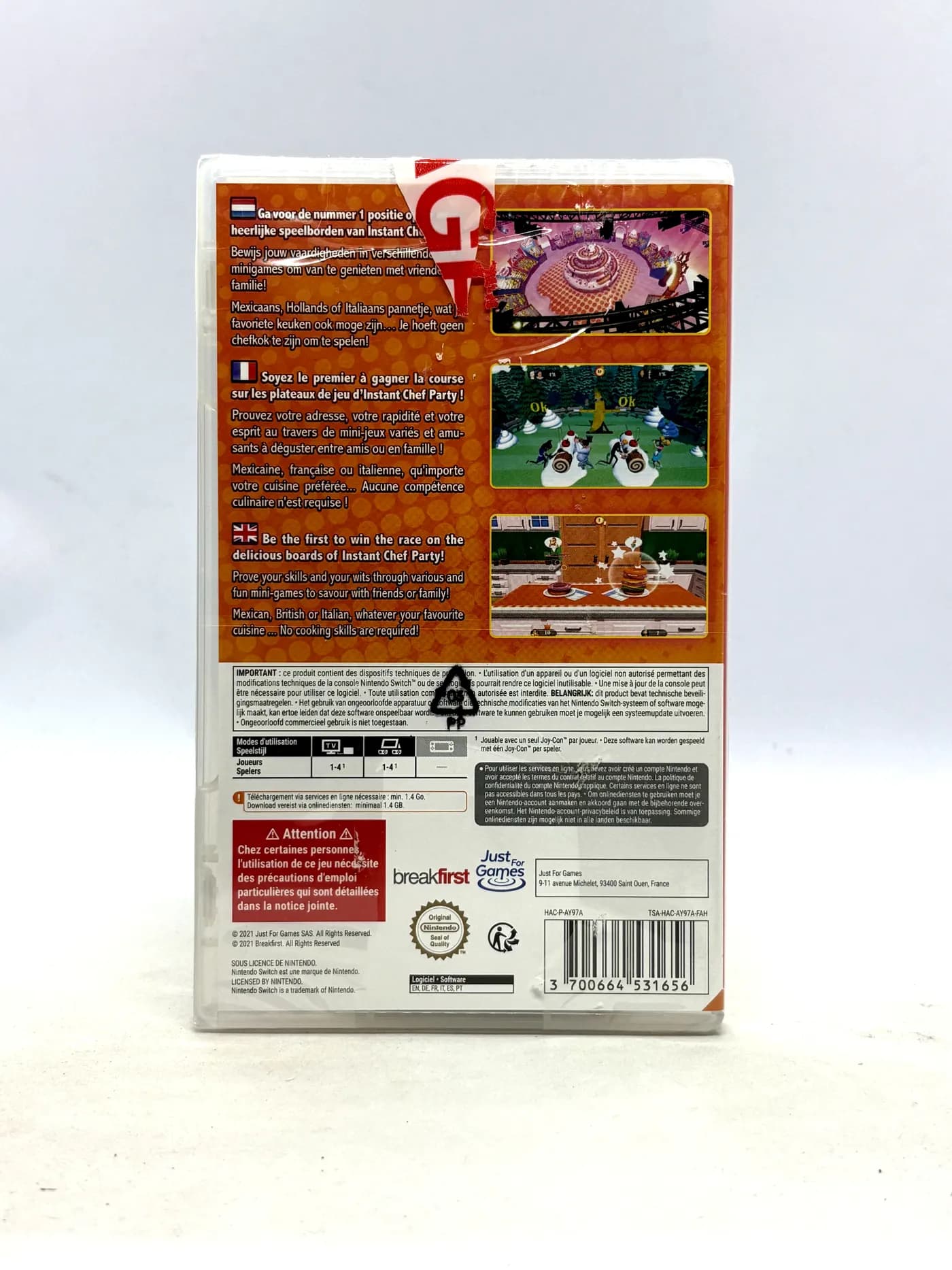 Instant Chef Party Nintendo Switch (Kod do gry)
