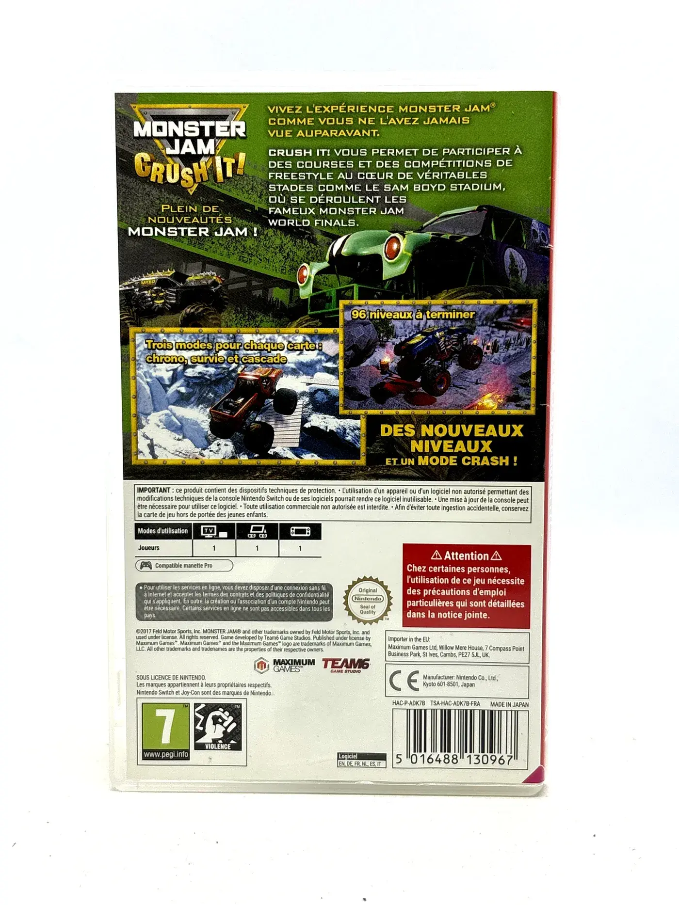 Monster Jam Crush It! Nintendo Switch
